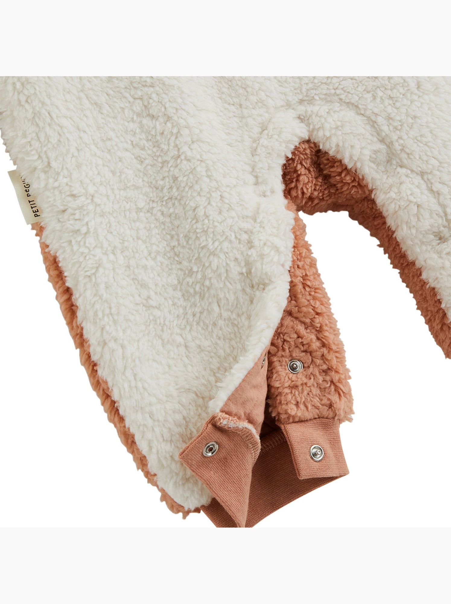 Surpyjama bébé en sherpa aimée - Rose