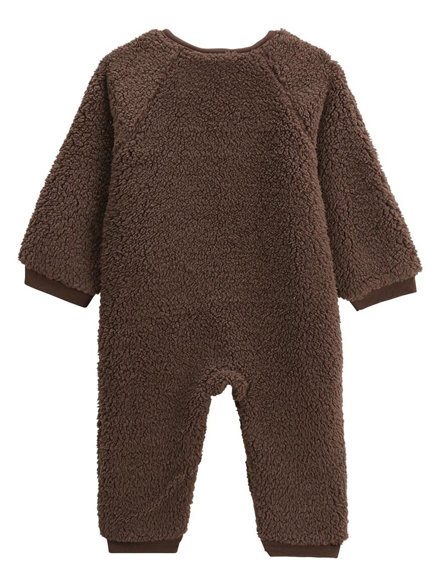 Surpyjama bébé en sherpa cracotte - Marron