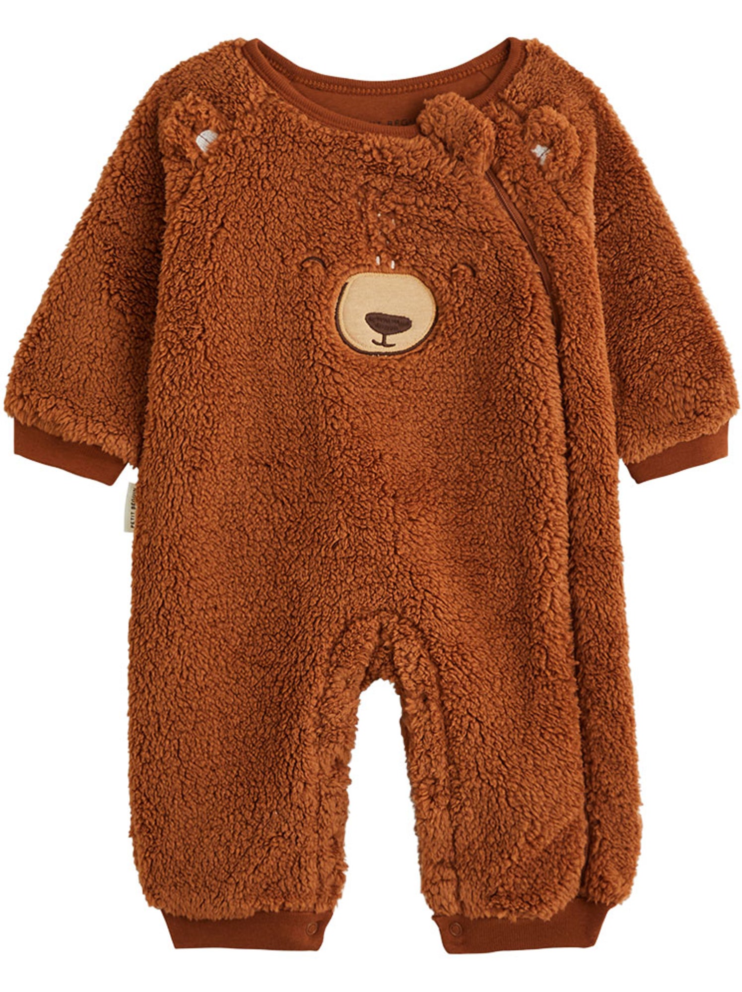 Surpyjama bébé en sherpa moka - Marron