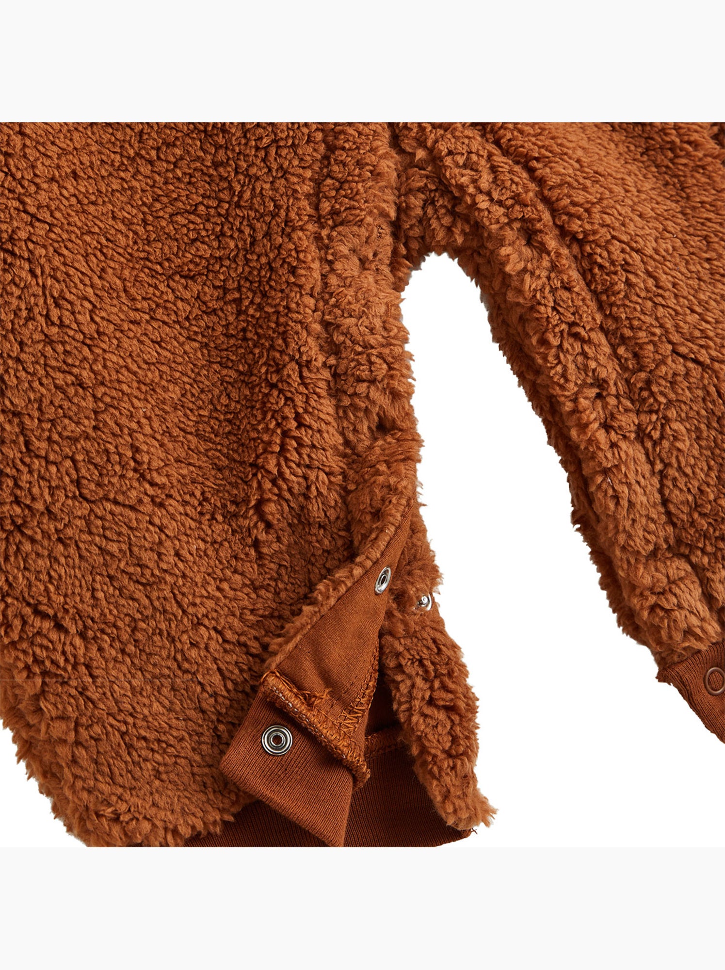 Surpyjama bébé en sherpa moka - Marron