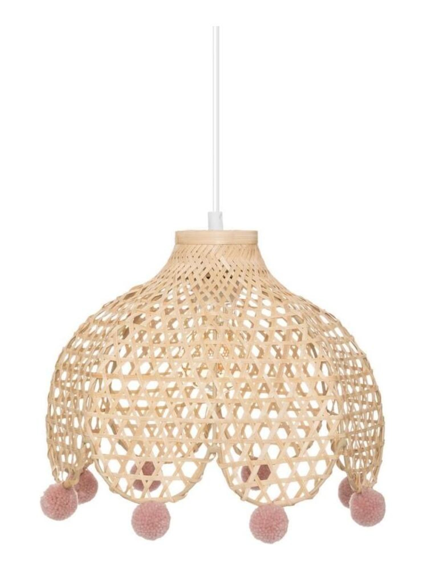 Suspension bambou campagne D28 - Beige