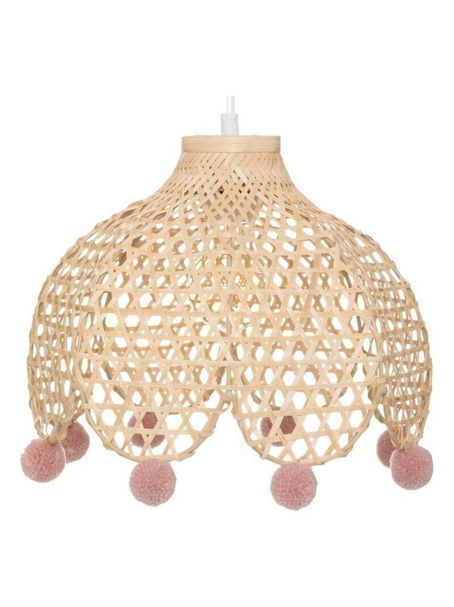 Suspension bambou campagne D28 - Beige