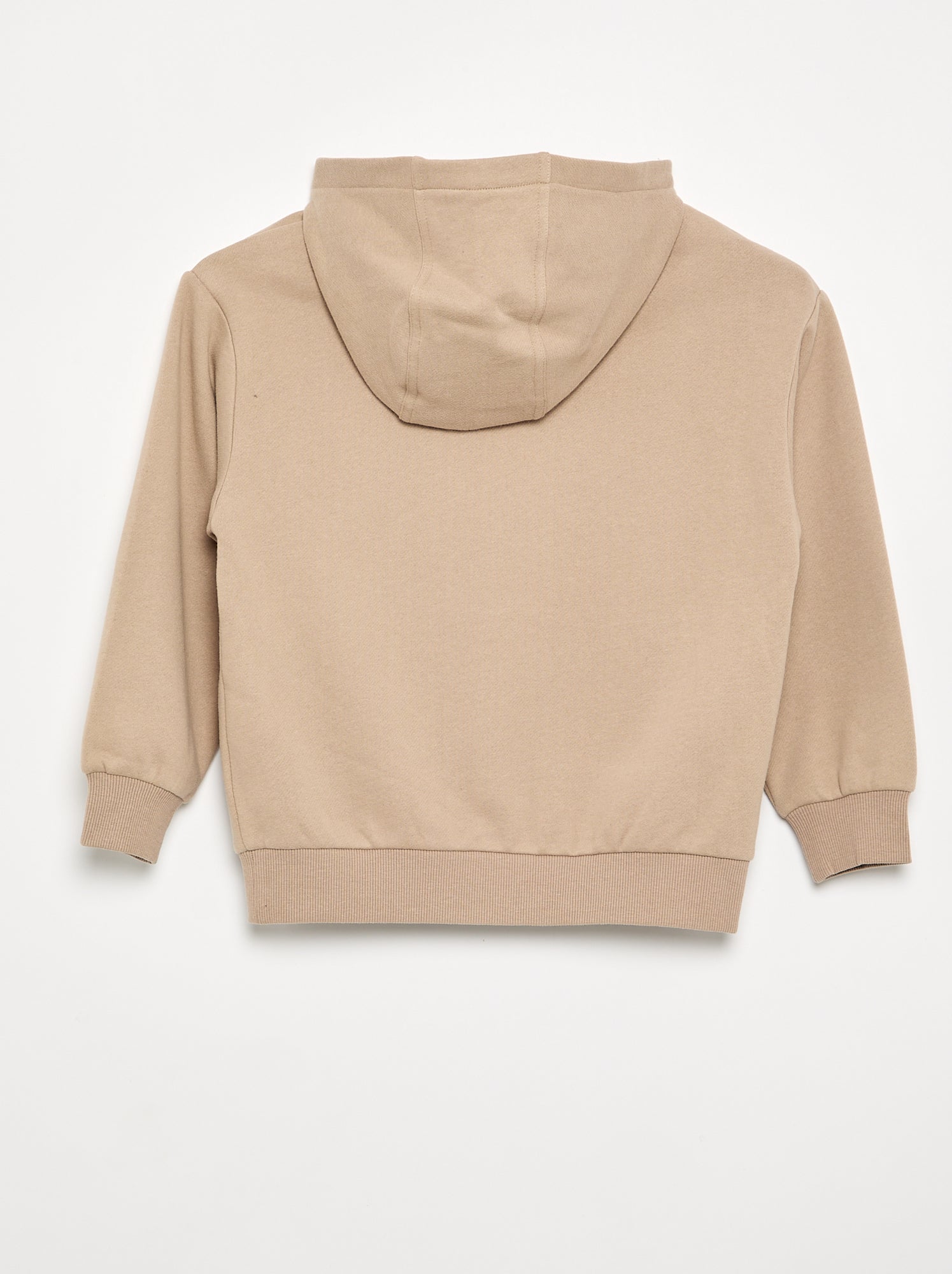 Sweat à capuche et poche kangourou - Beige (FYG78_1)