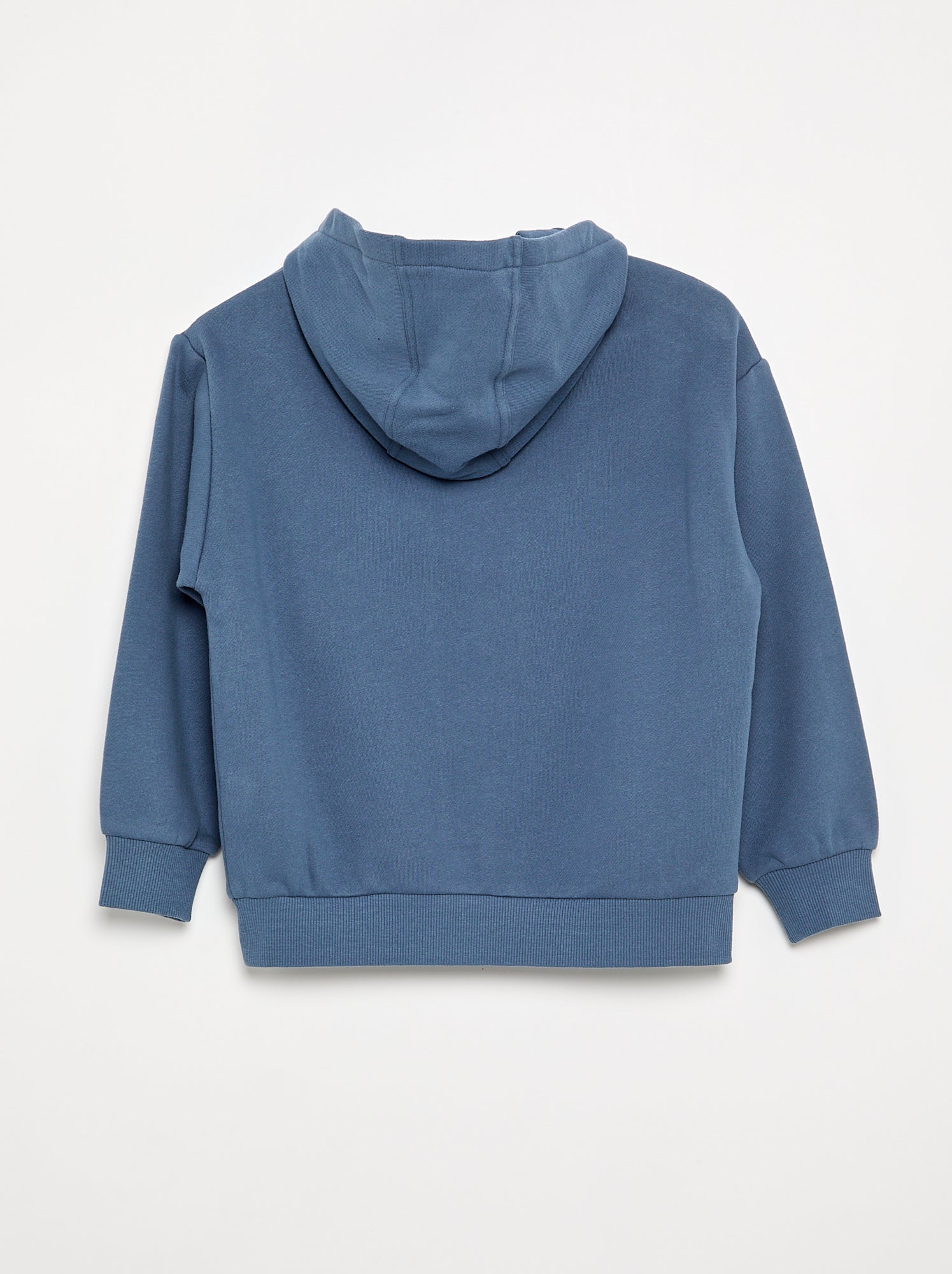 Sweat à capuche et poche kangourou - Bleu