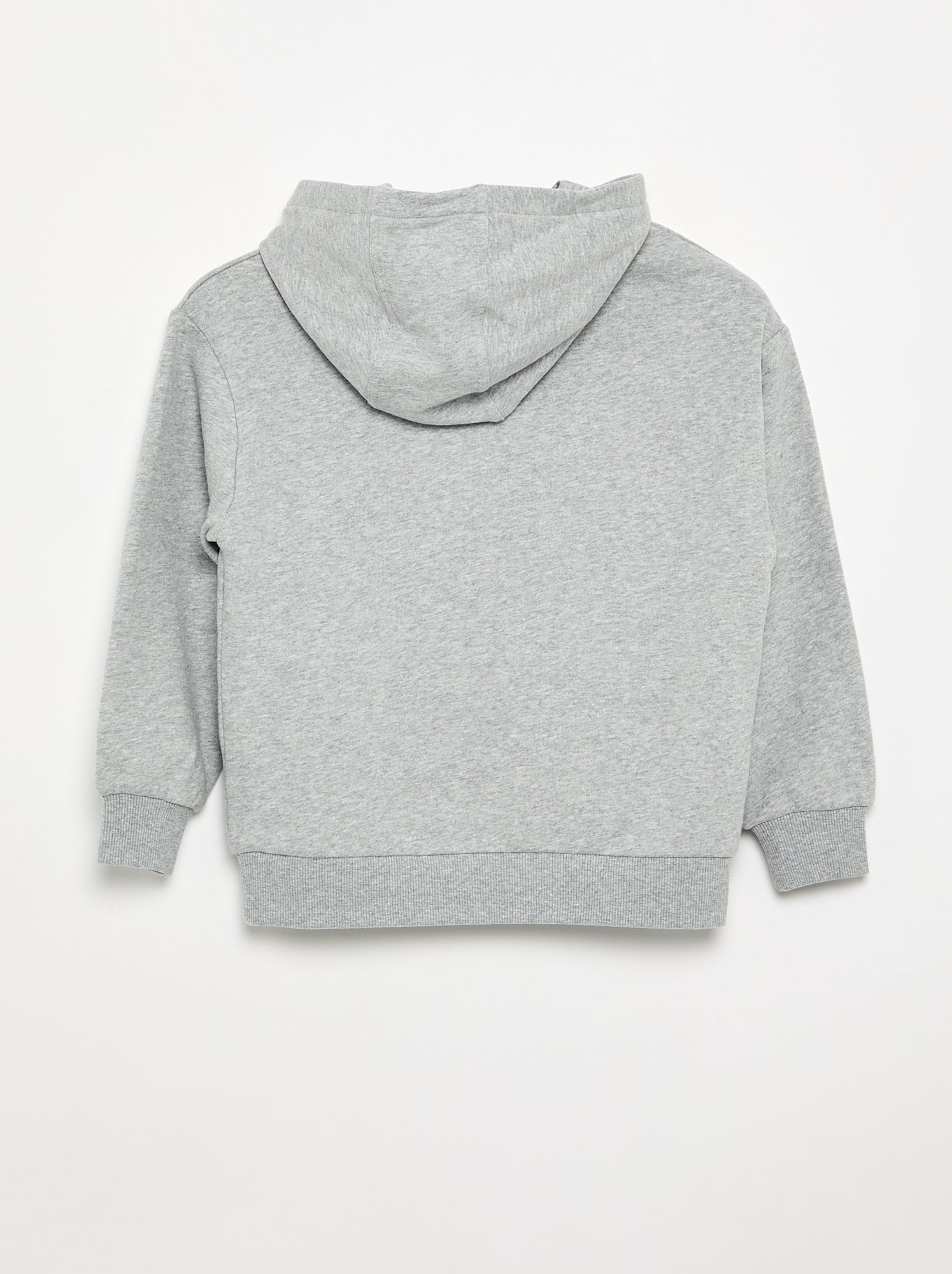Sweat à capuche et poche kangourou - Gris