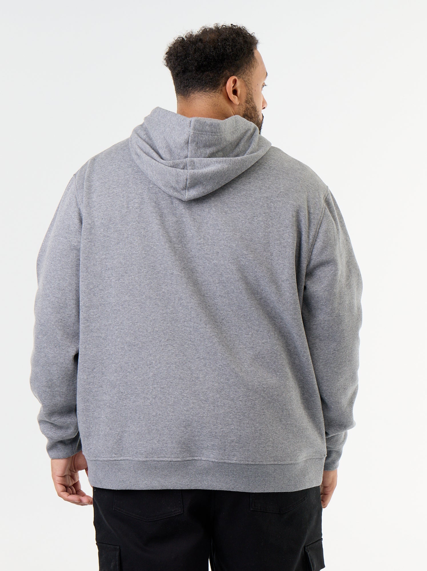 Sweat à capuche et poche kangourou - Gris