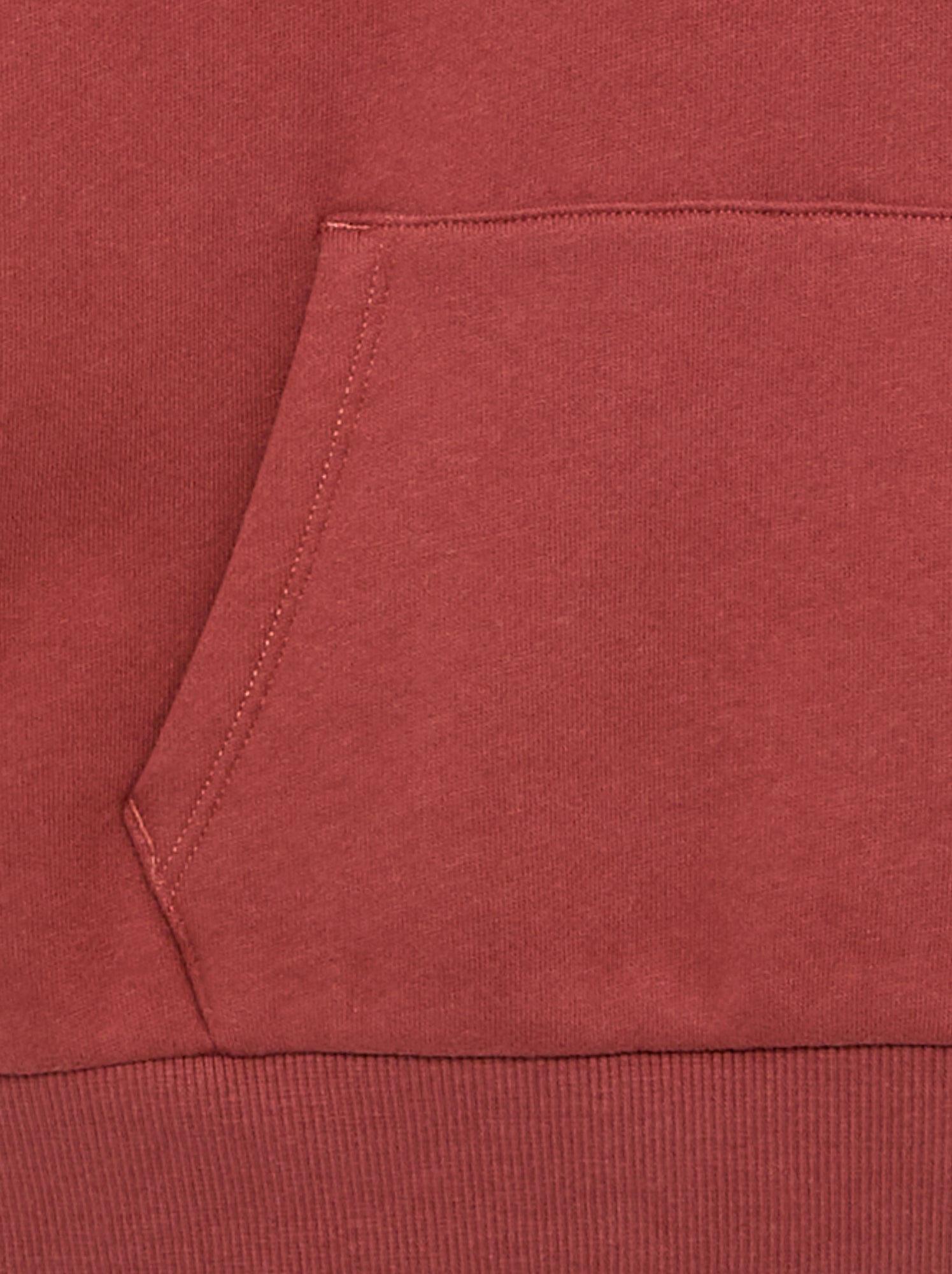 Sweat à capuche et poche kangourou - Marron