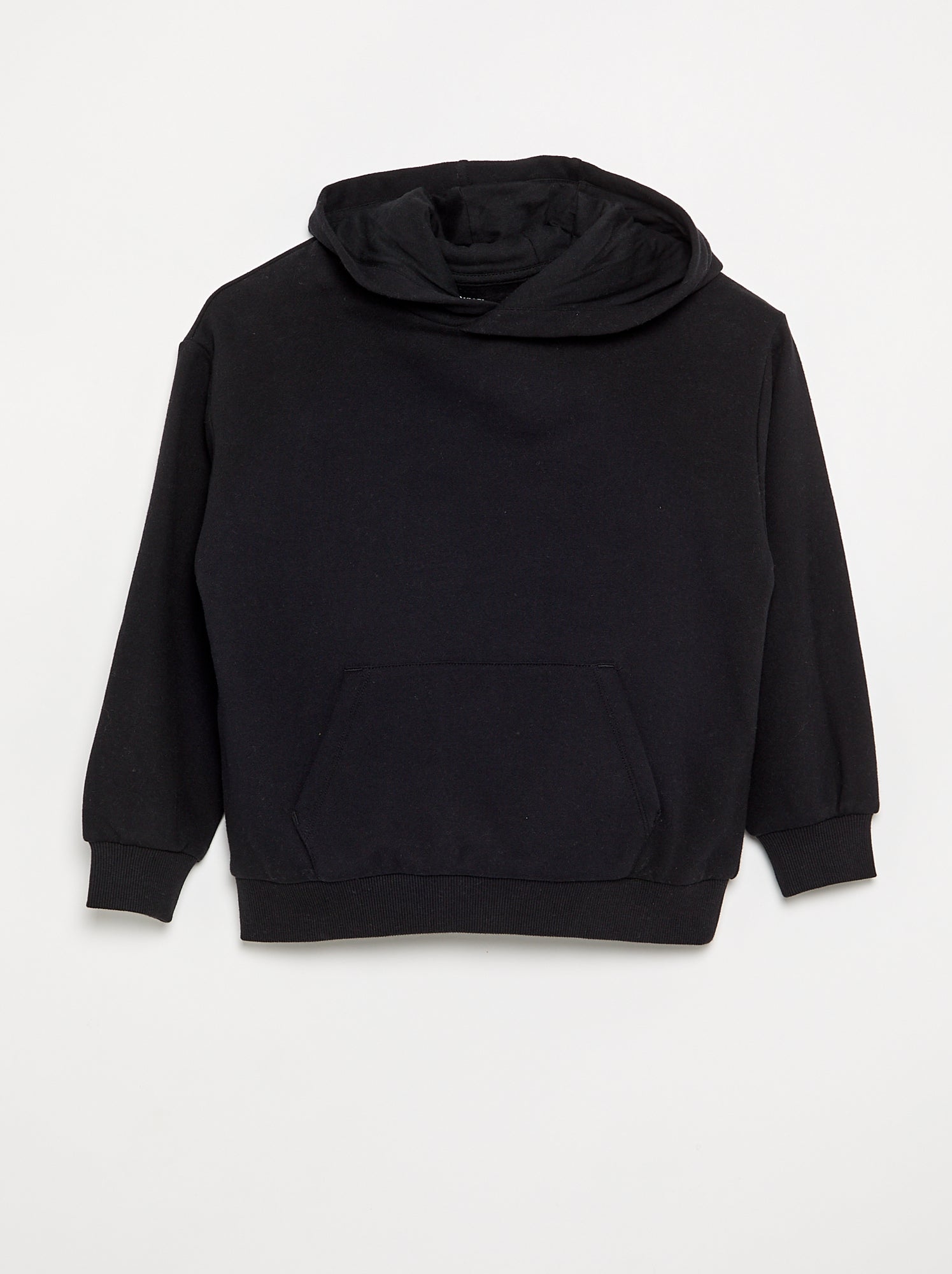Sweat à capuche et poche kangourou - Noir