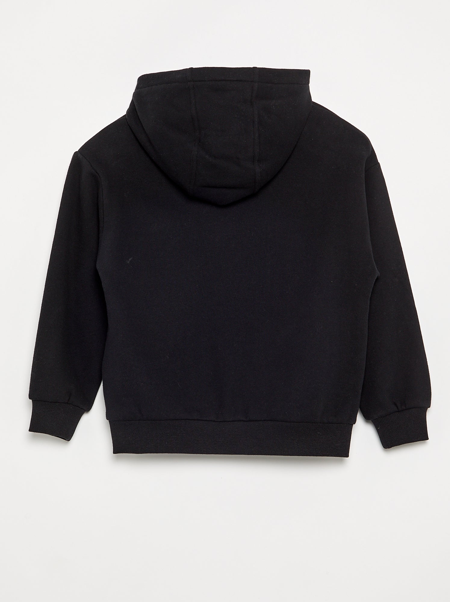 Sweat à capuche et poche kangourou - Noir