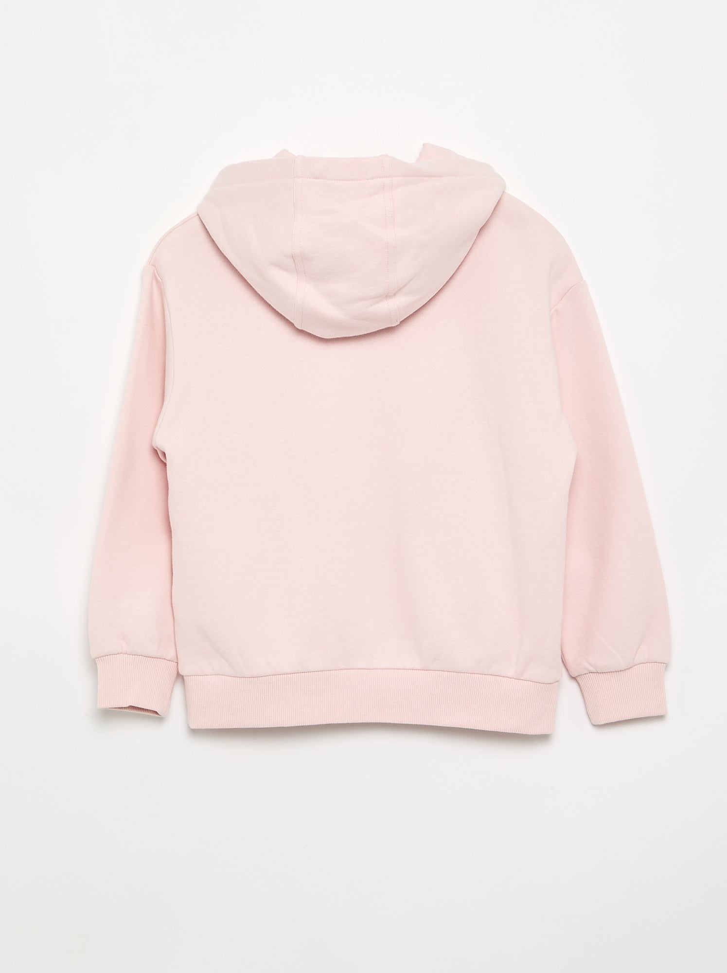 Sweat à capuche et poche kangourou - Rose