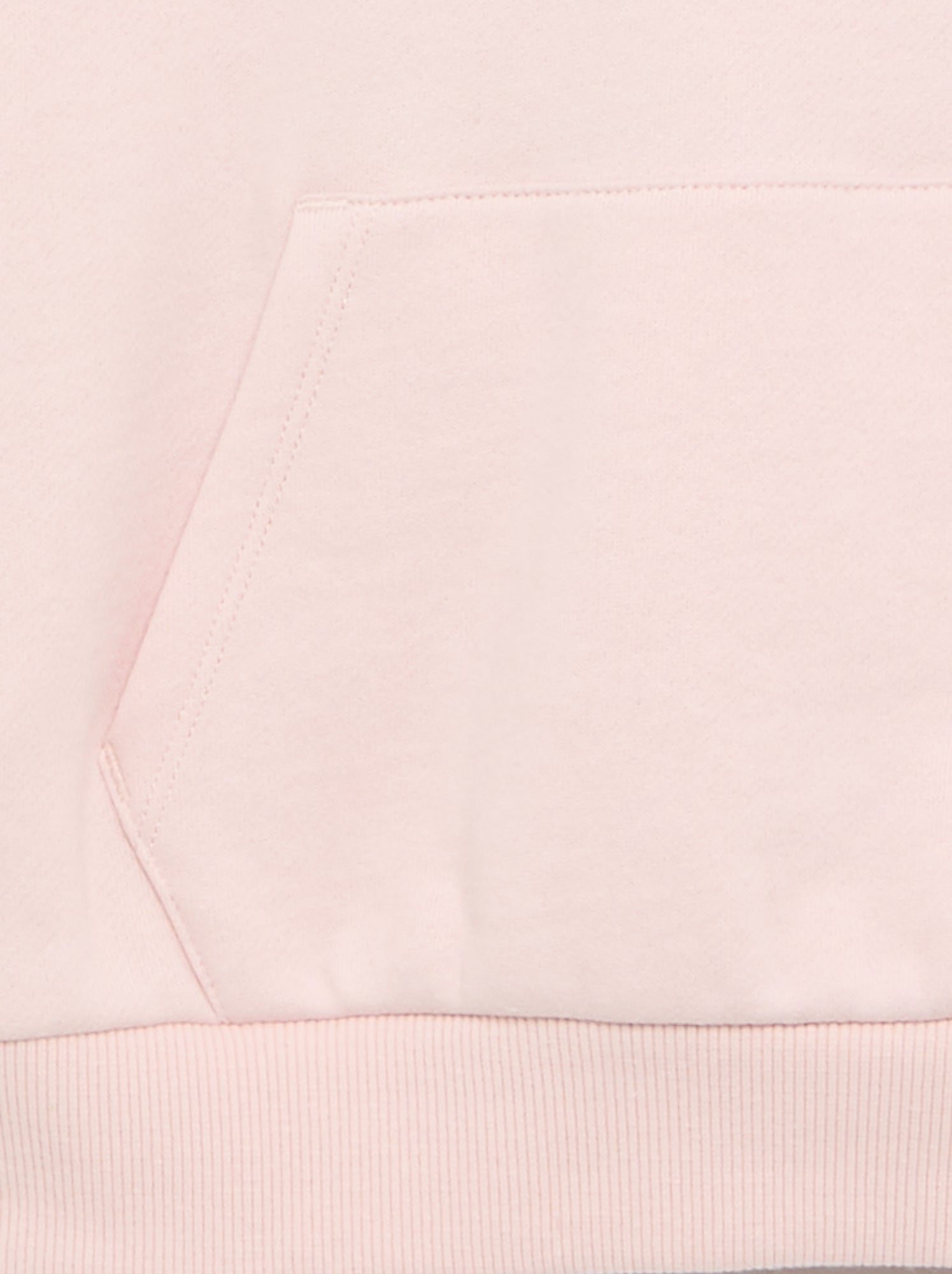 Sweat à capuche et poche kangourou - Rose