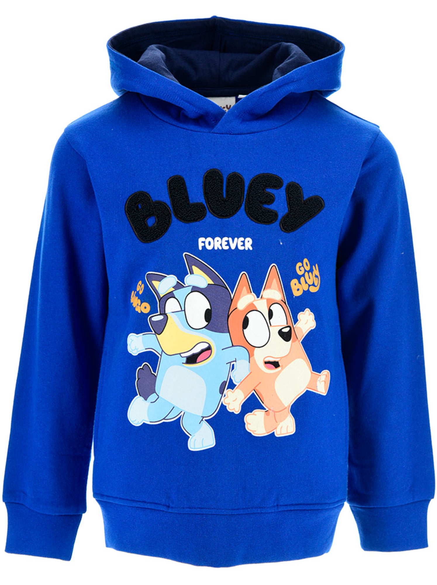 Sweat à capuche   garçon bluey - licence officielle - Bleu