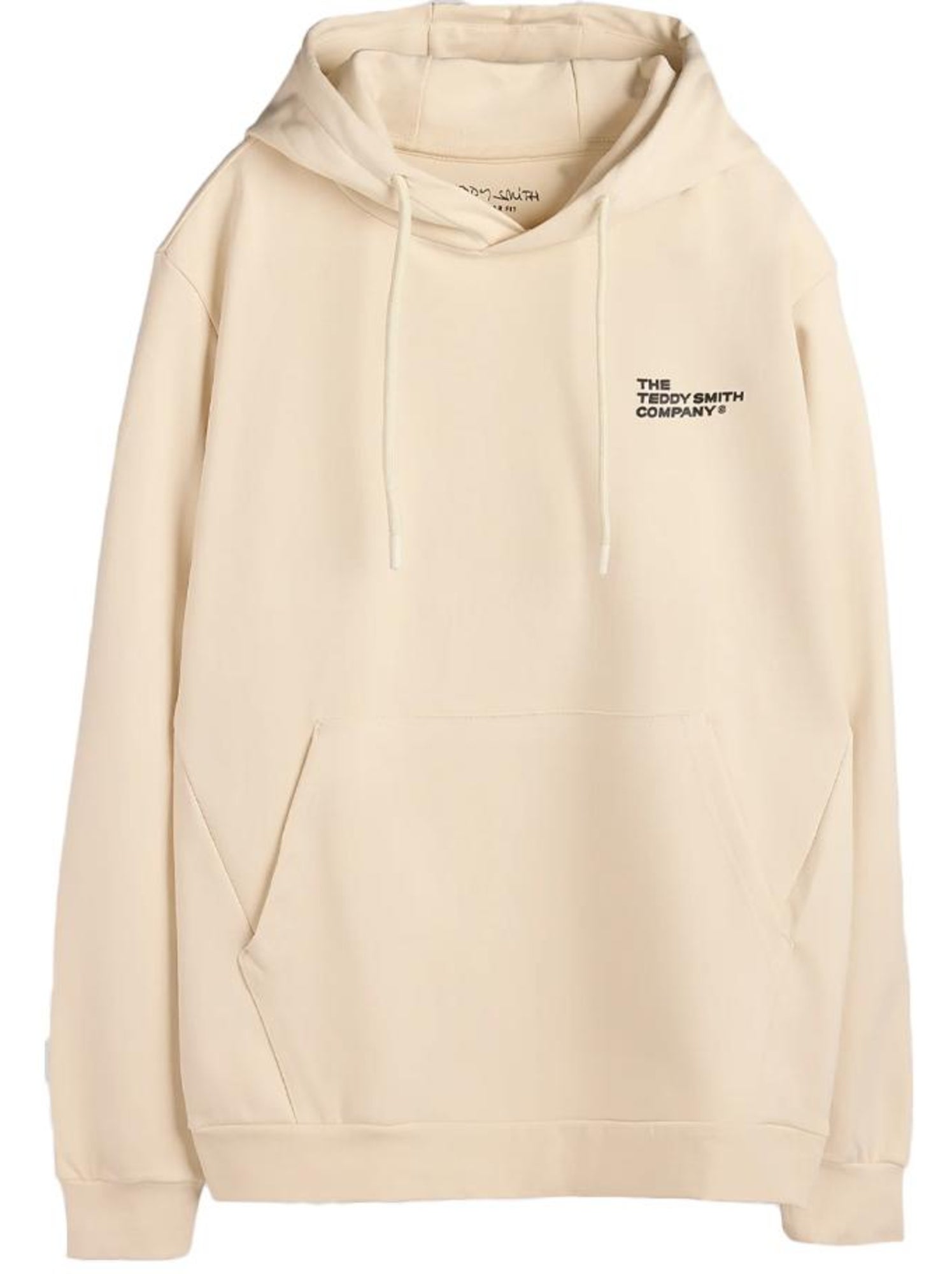 Sweat à capuche garçon teddy smith company - Beige