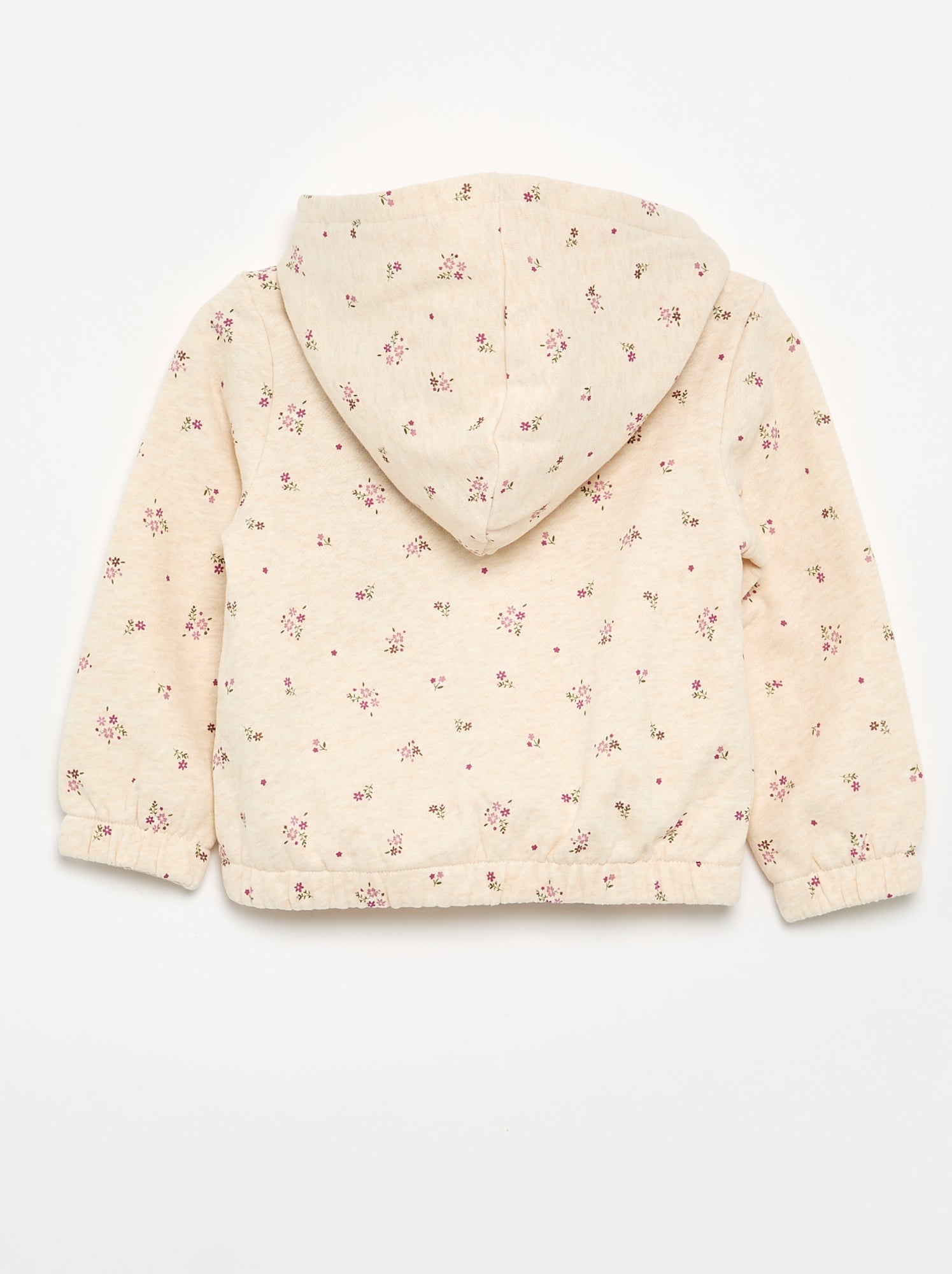 Sweat à capuche imprimé - Beige (FVQ74_1)