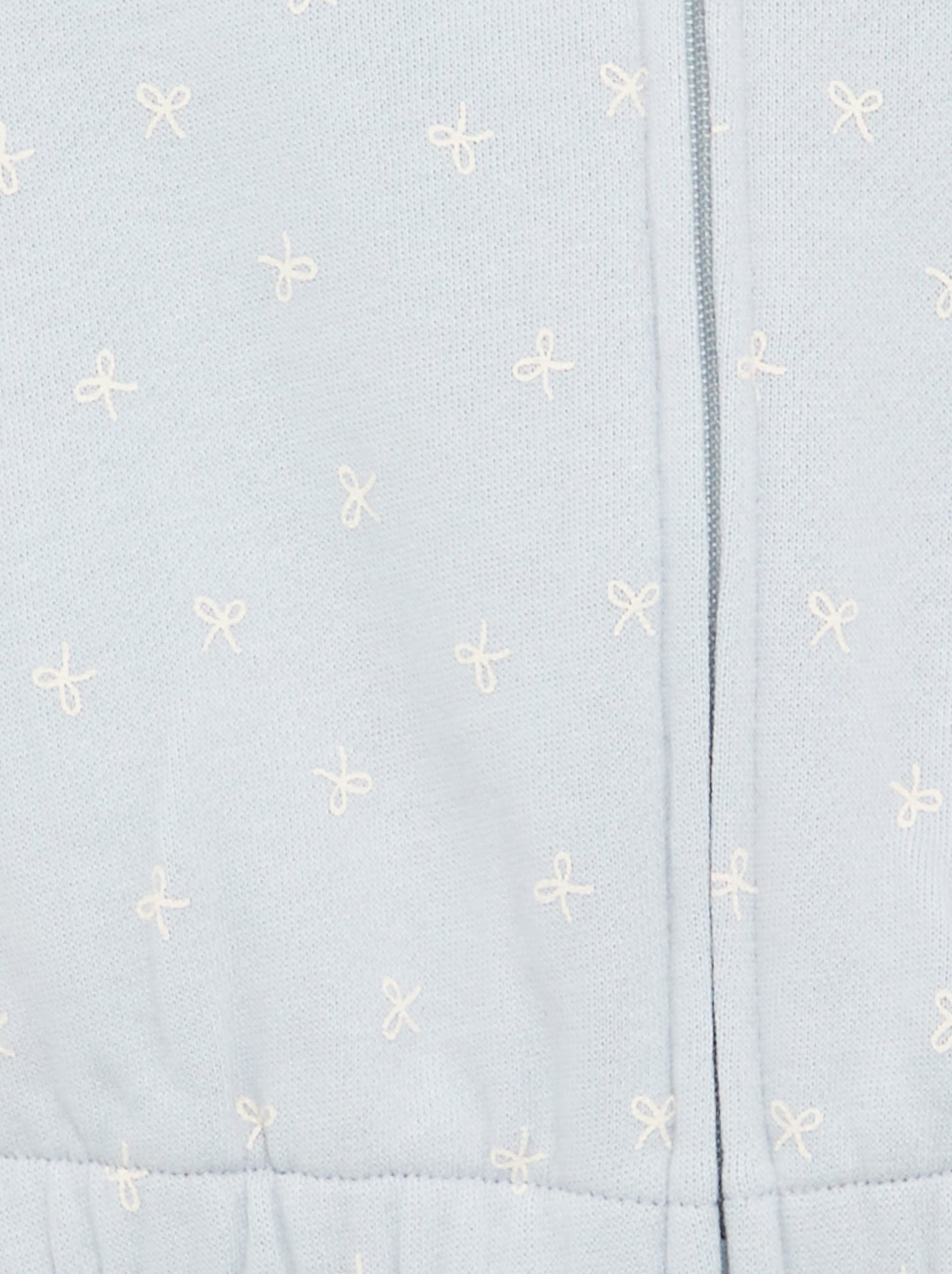 Sweat à capuche imprimé - Bleu