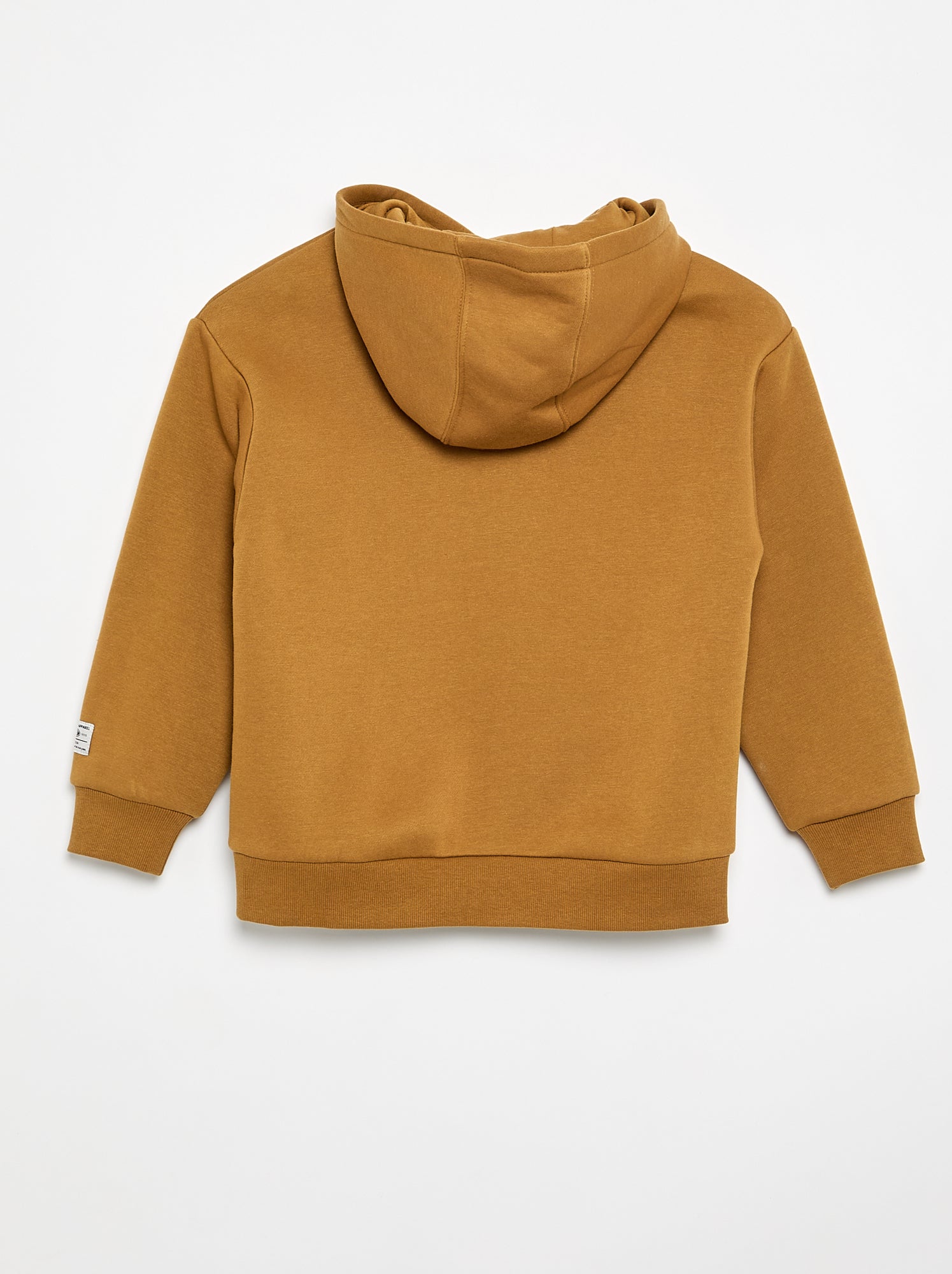 Sweat à capuche imprimé - Jaune