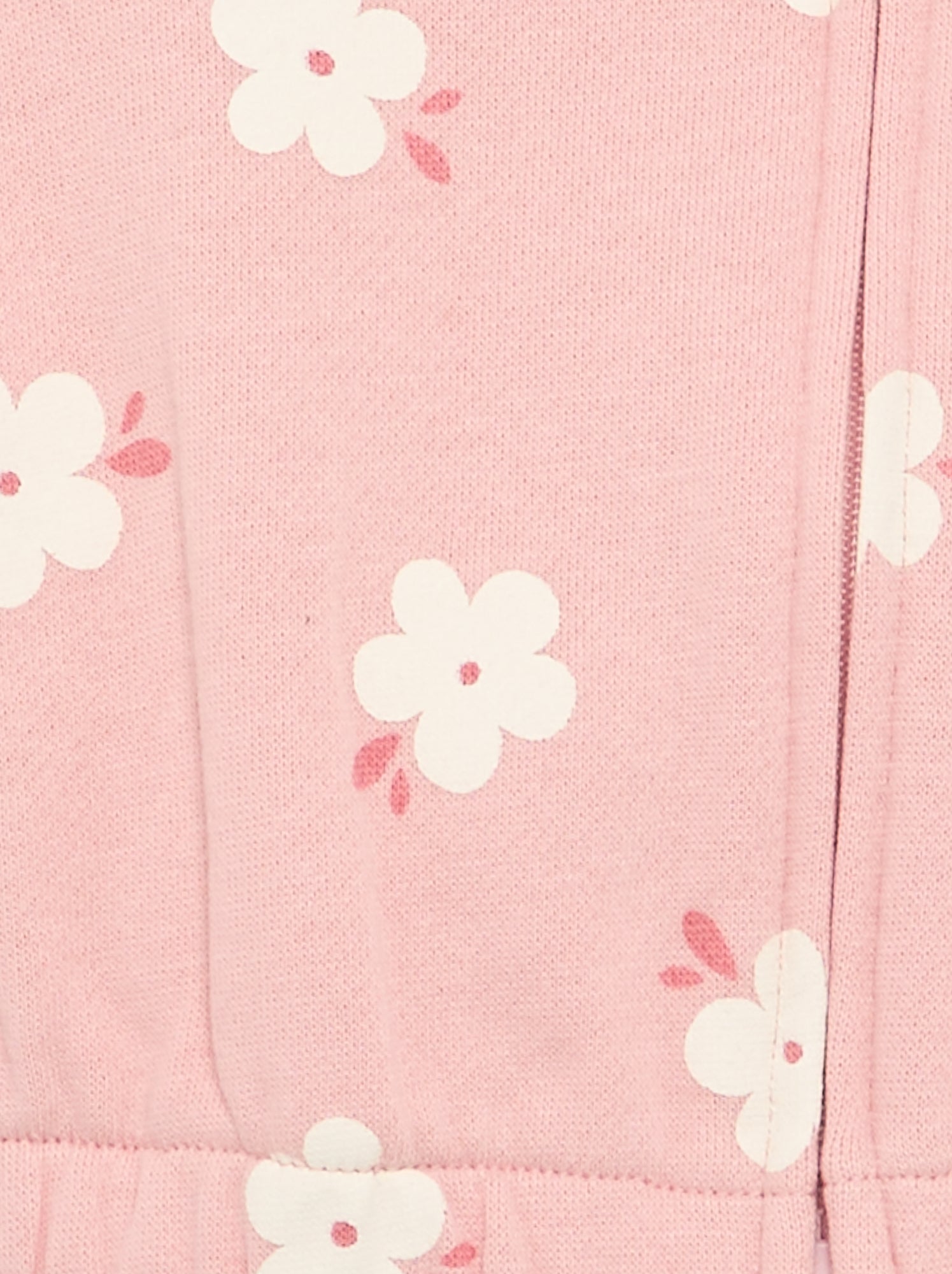 Sweat à capuche imprimé - Rose