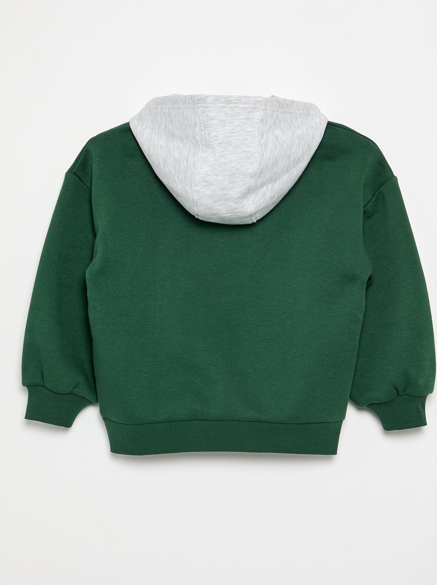 Sweat à capuche imprimé - Vert