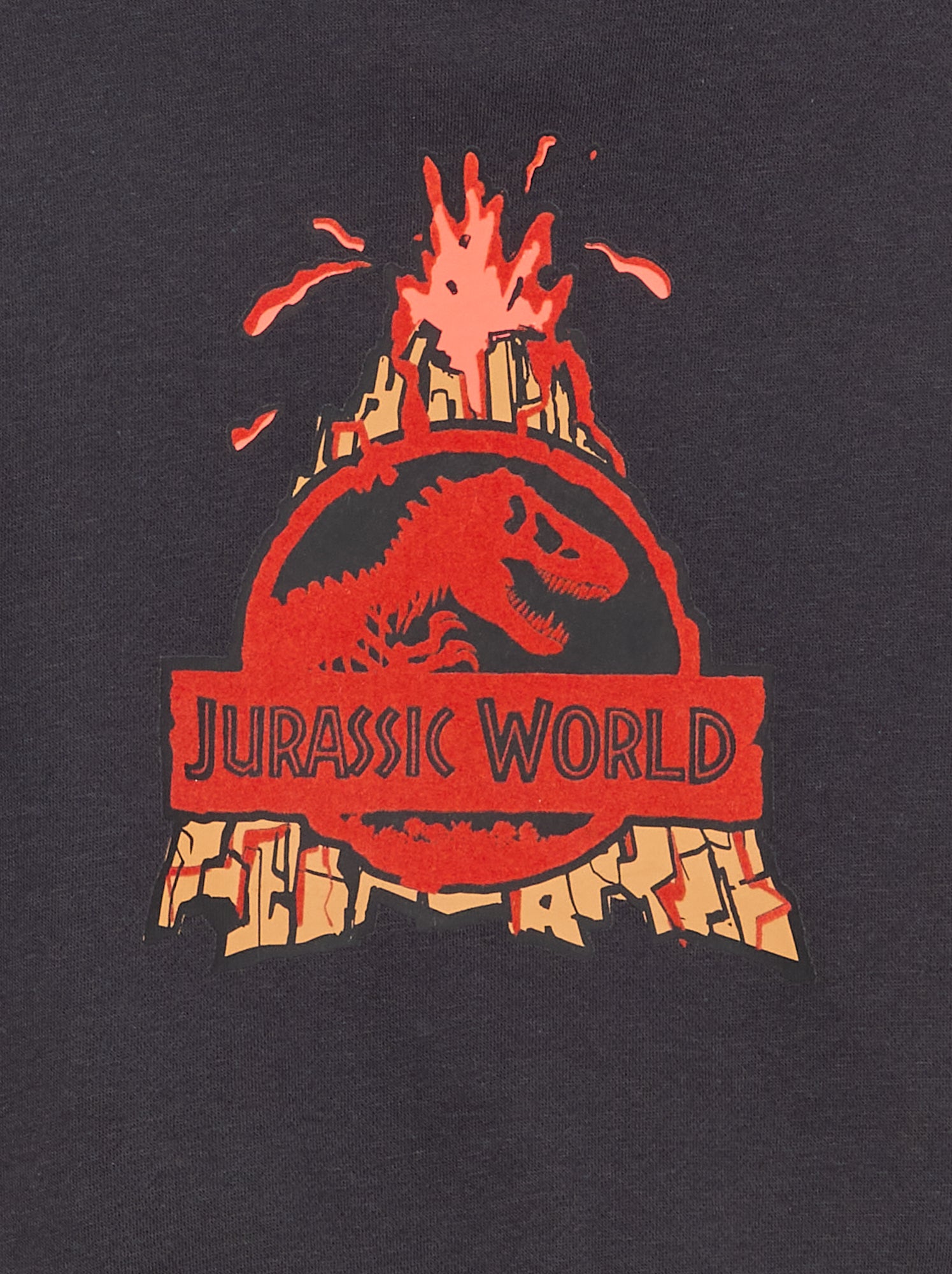 Sweat à capuche 'Jurassic World' - Noir