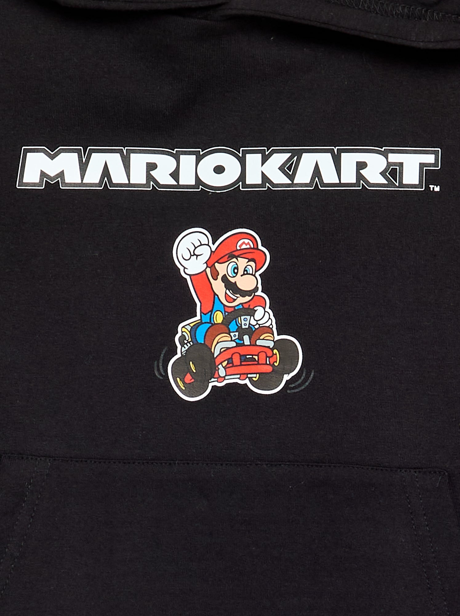 Sweat à capuche 'Mario' 'Nintendo' - Noir