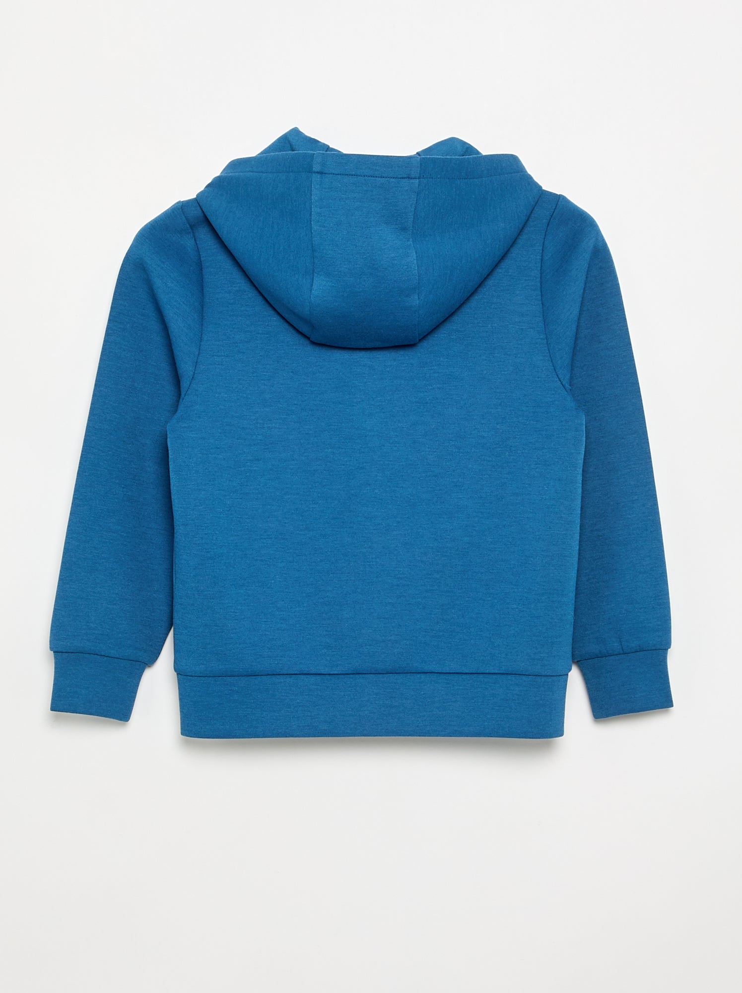 Sweat à capuche zippé avec 2 poches zippées - Bleu
