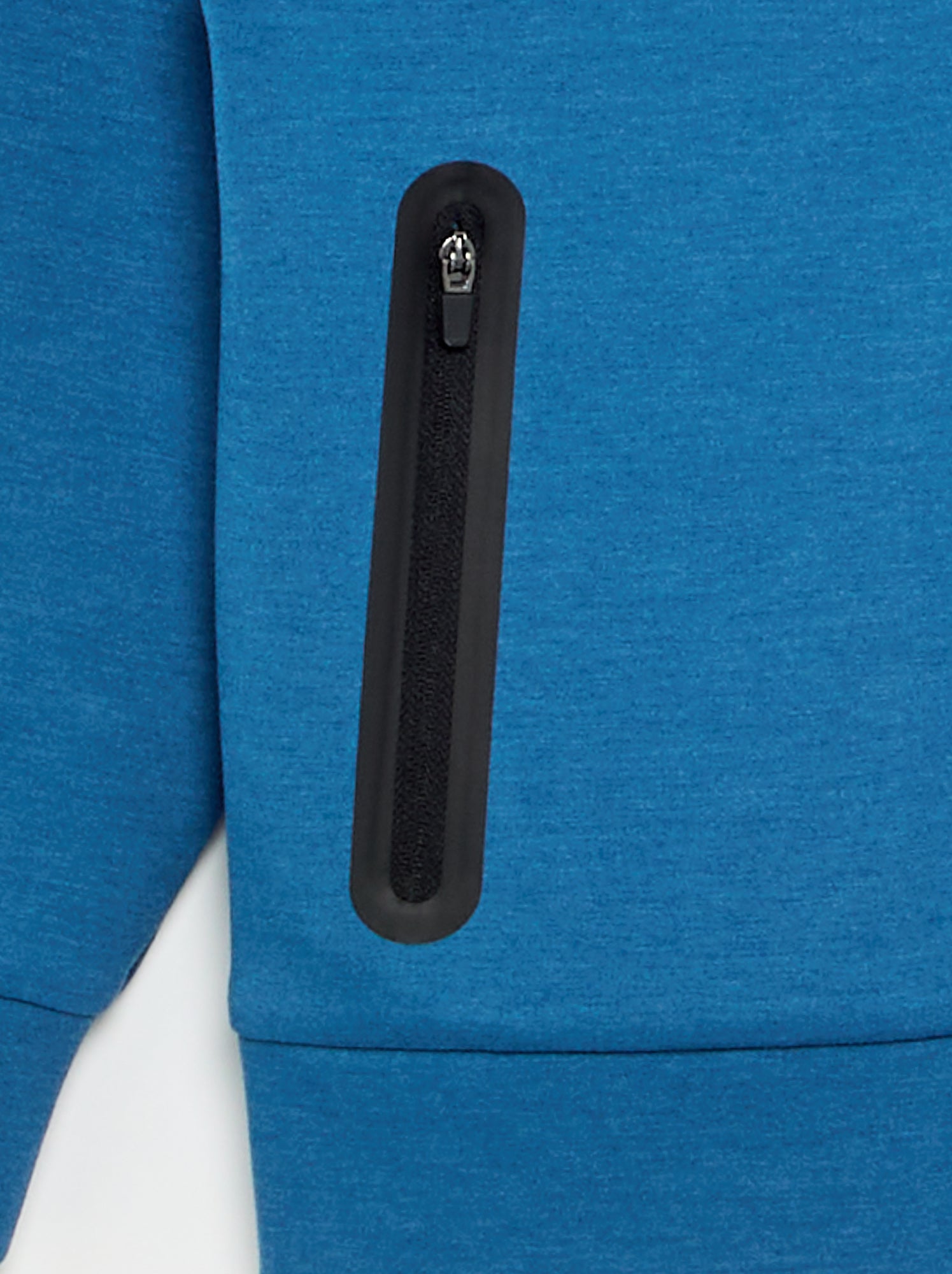 Sweat à capuche zippé avec 2 poches zippées - Bleu