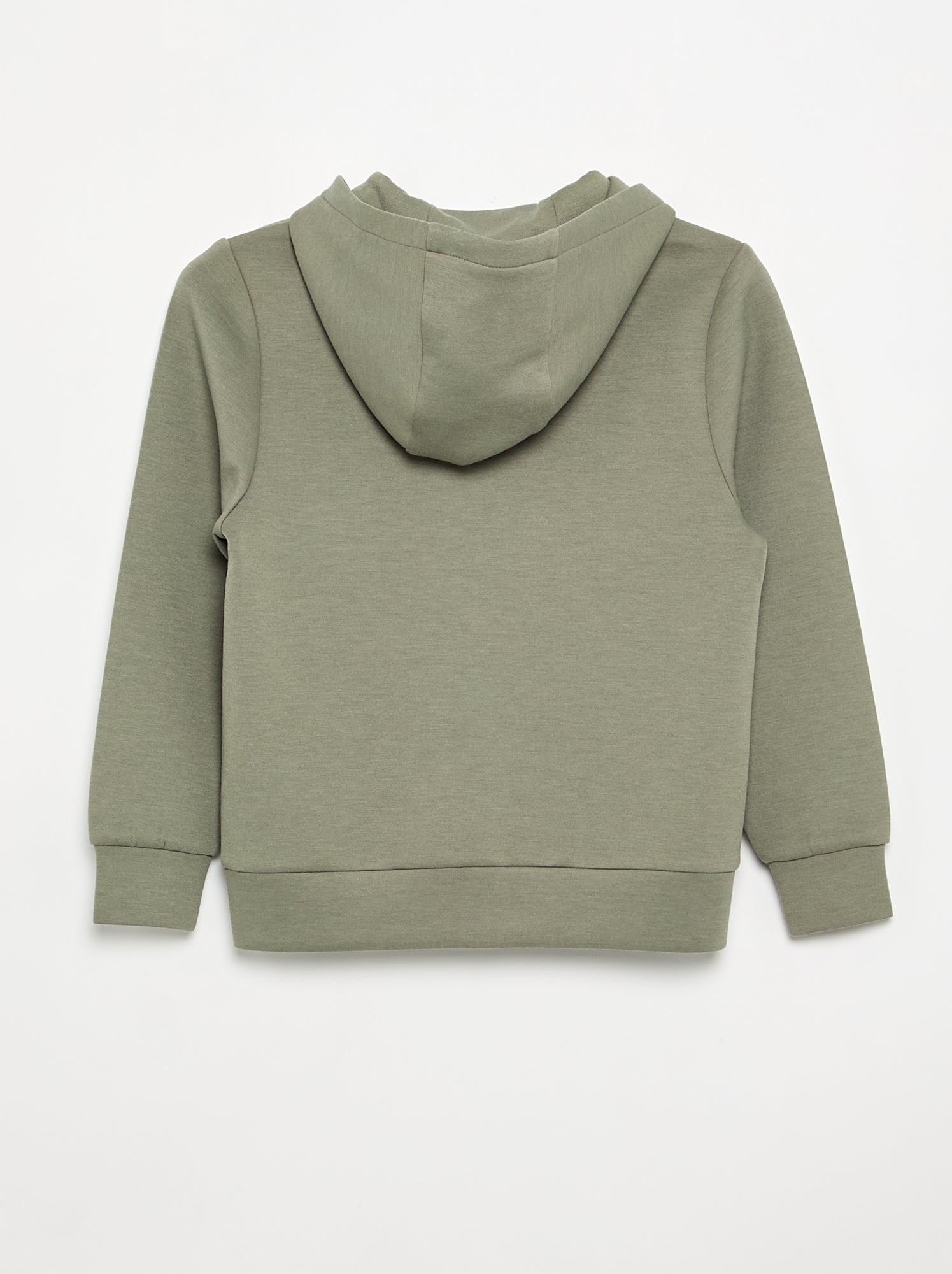 Sweat à capuche zippé avec 2 poches zippées - Vert