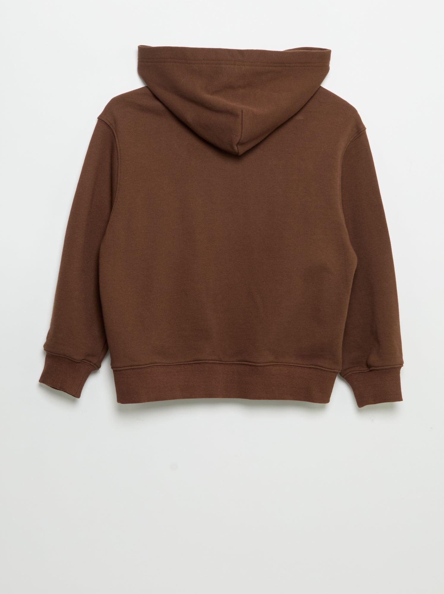 Sweat à capuche zippé - Marron