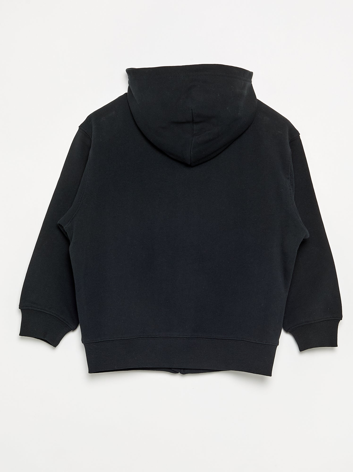 Sweat à capuche zippé - Noir