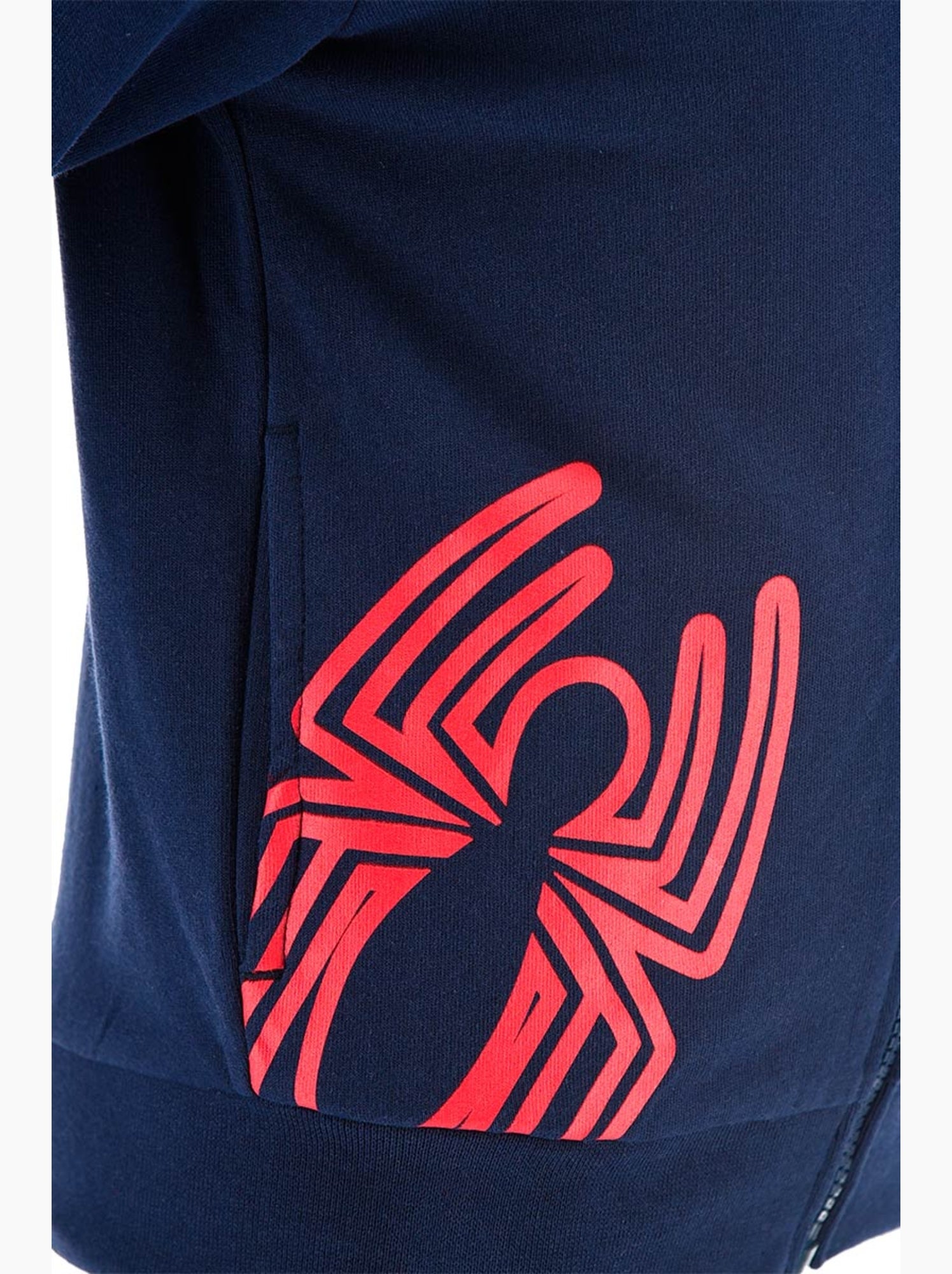 Sweat à capuche zippé spider-man  | licence officielle - Bleu