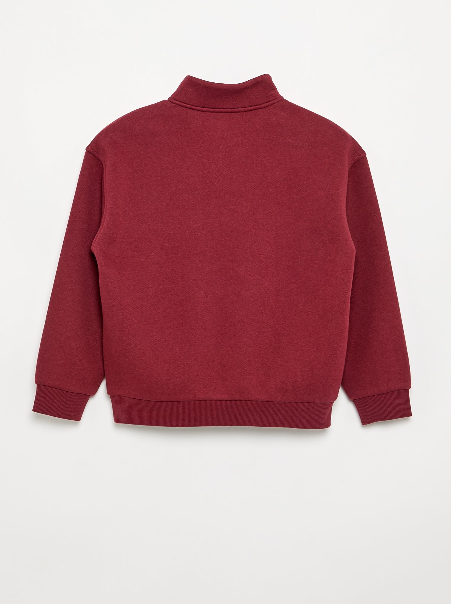 Sweat à col camionneur - Rouge