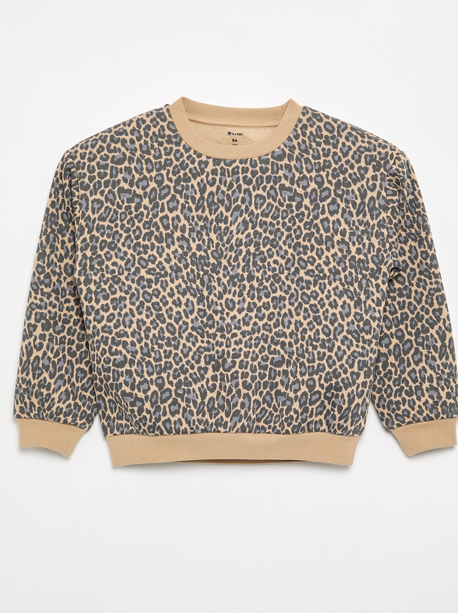 Sweat à manches longues avec imprimé - Beige (DSV97_31)
