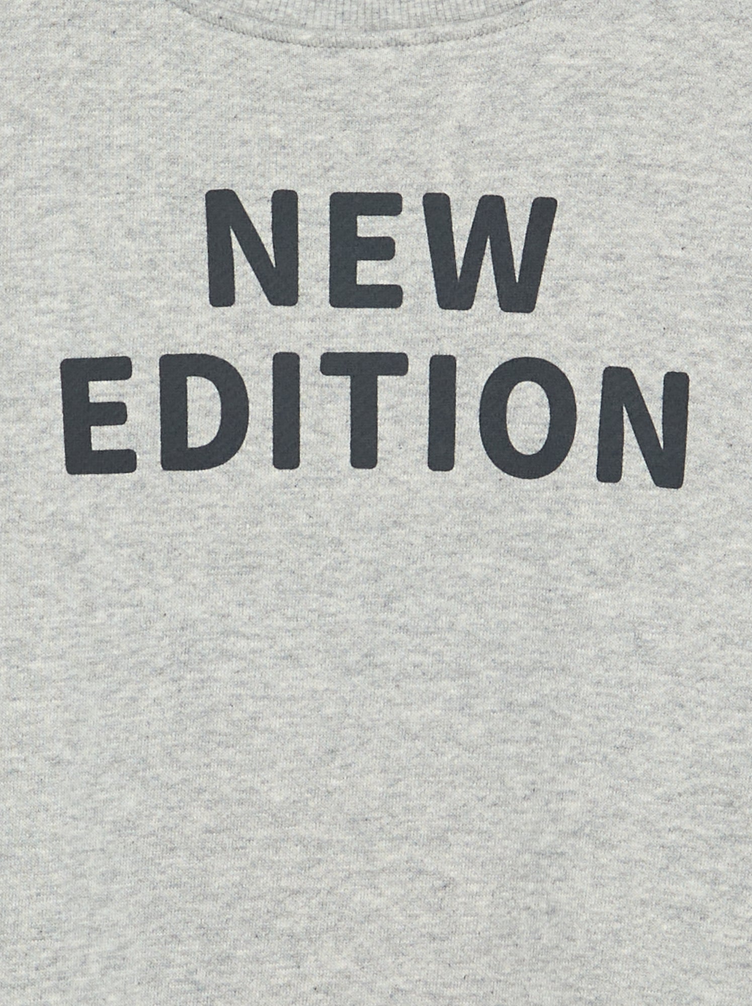 Sweat à manches longues forme loose - Gris