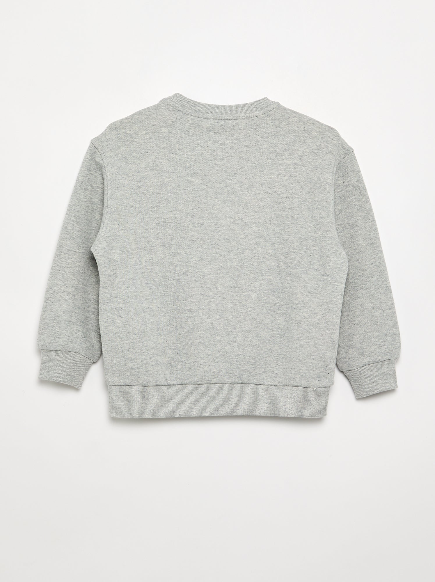 Sweat à manches longues forme loose - Gris