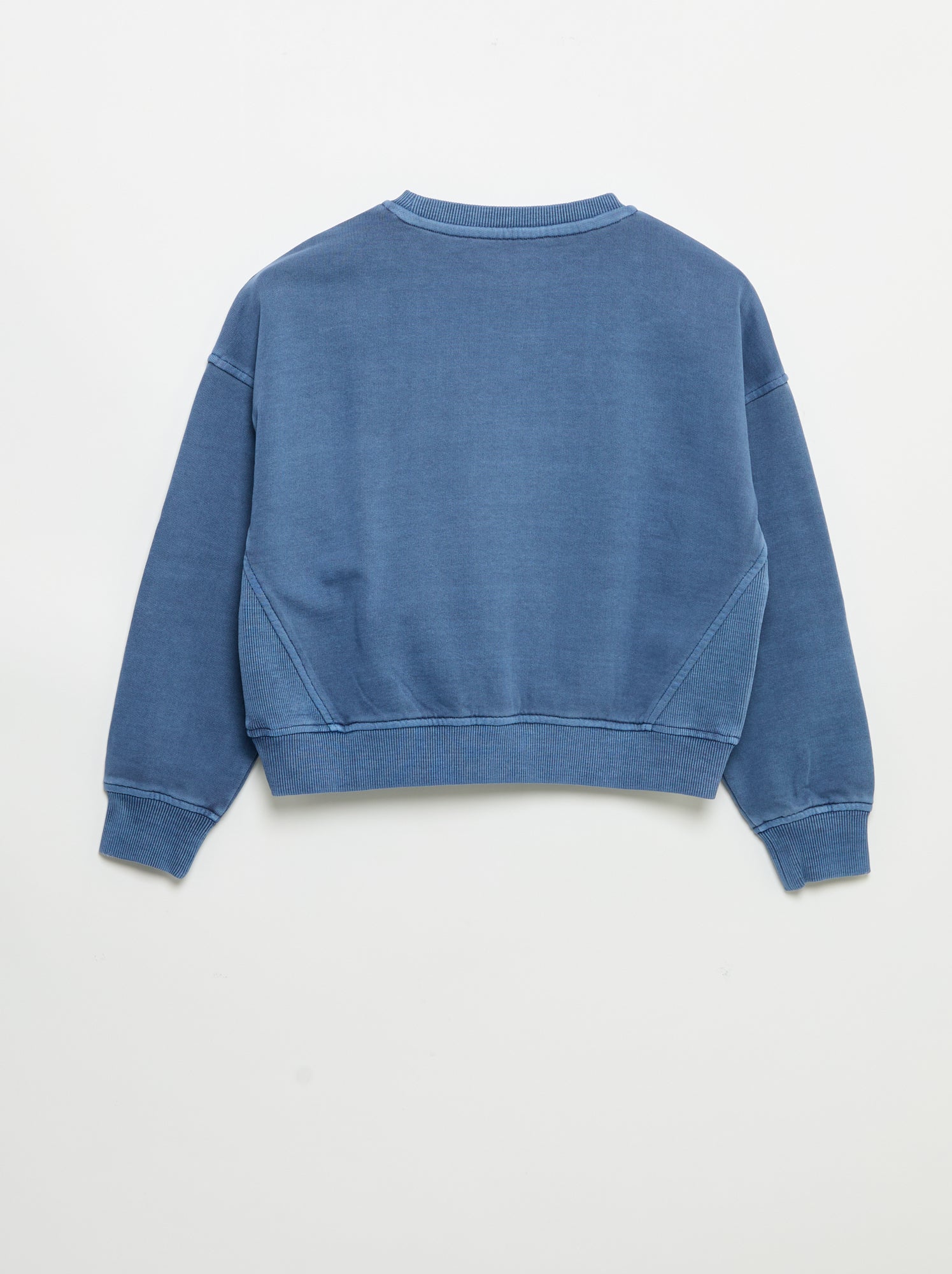 Sweat avec strass - Bleu