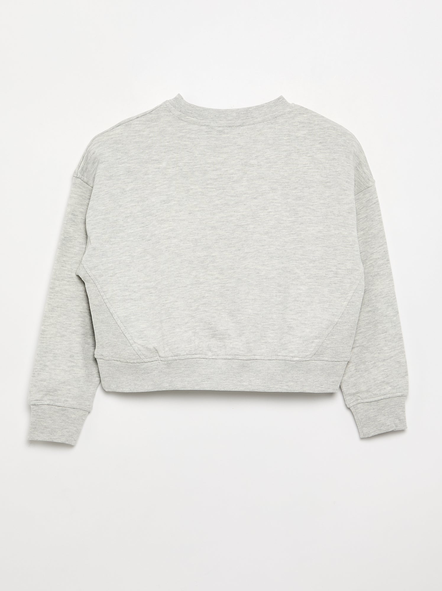 Sweat avec strass - Gris