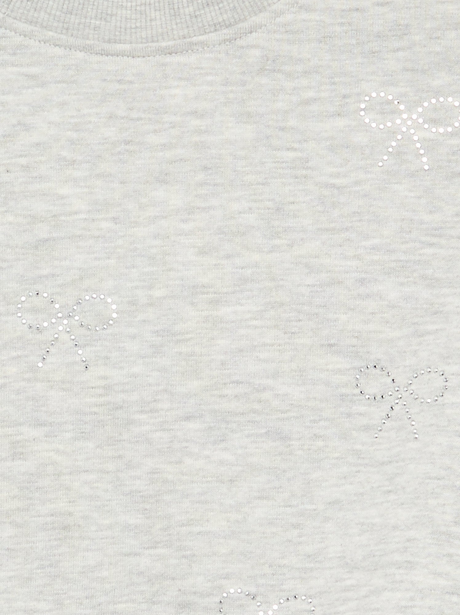Sweat avec strass - Gris
