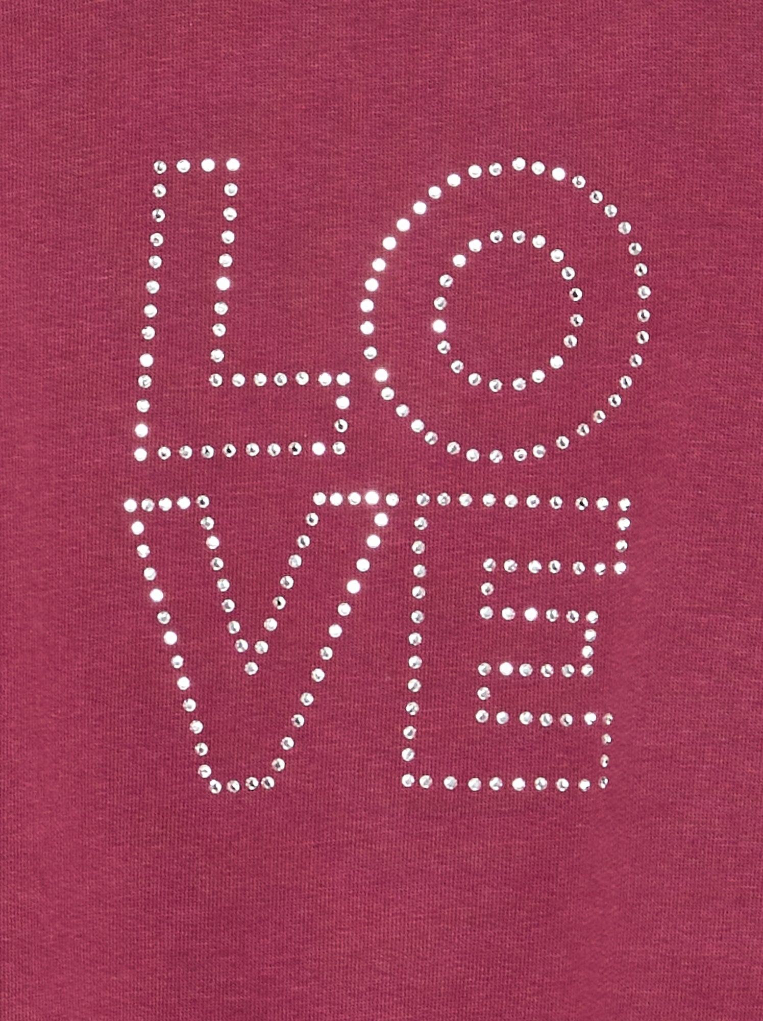 Sweat avec strass - Violet