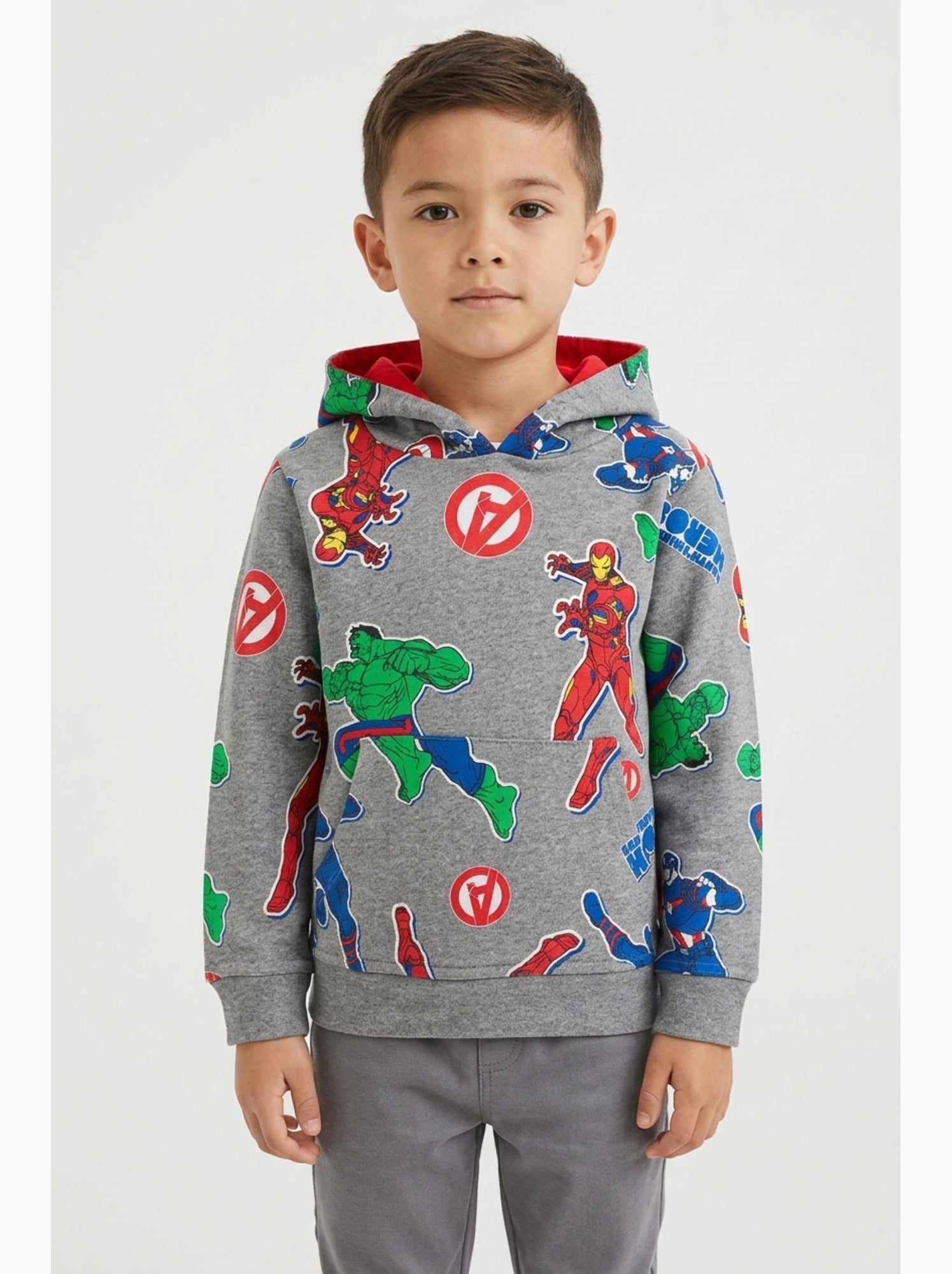 Sweat avengers| licence officielle - Gris