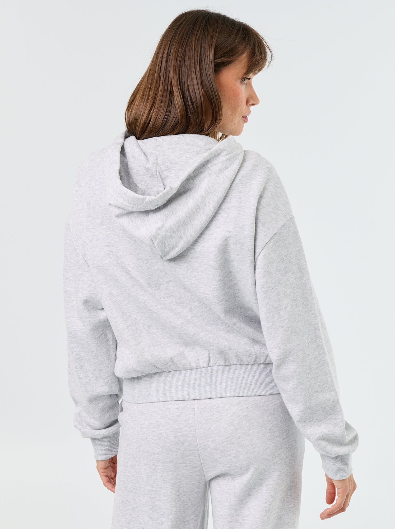 Sweat basique en molleton léger - Gris