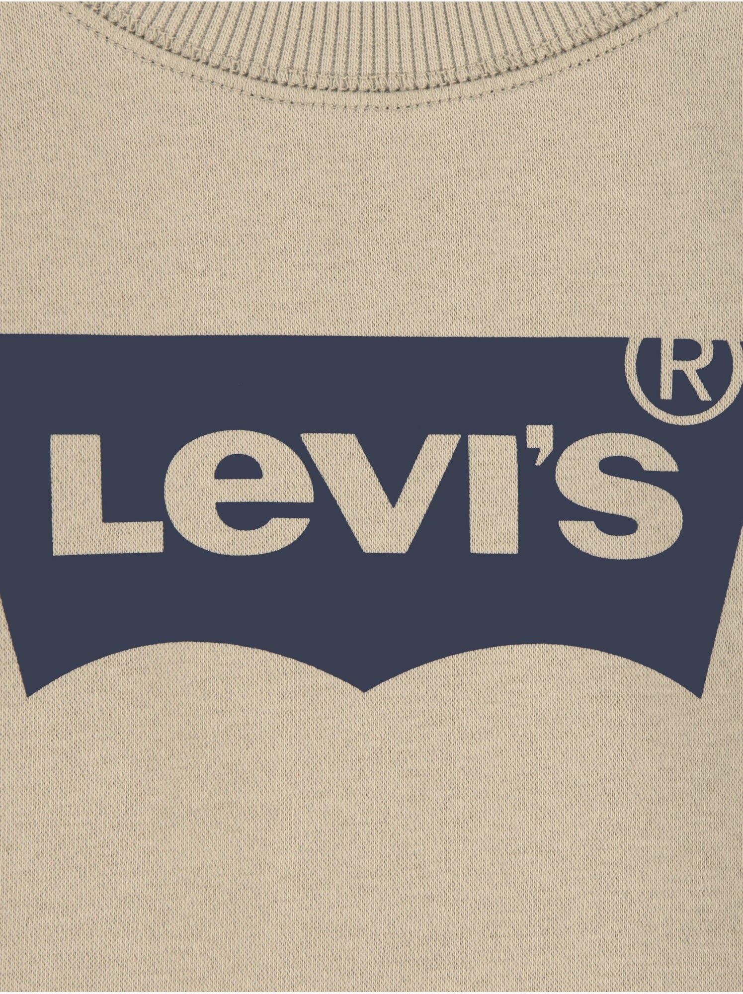 Sweat Bébé Levi's Kids col rond - Beige foncé