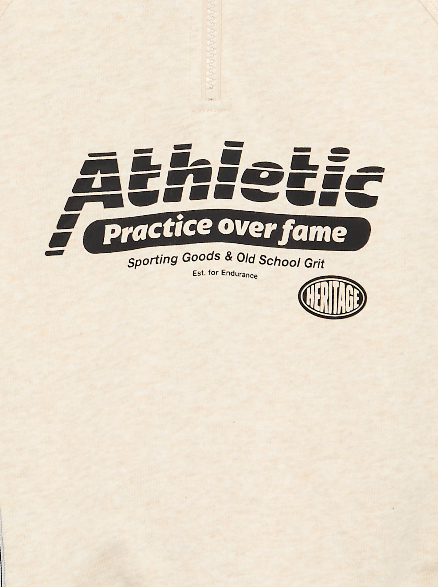 Sweat col camionneur - Beige