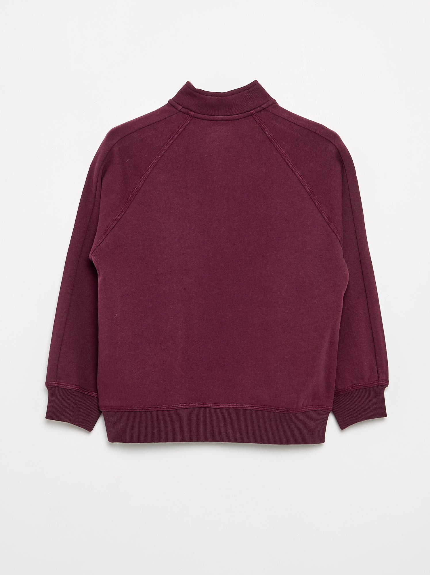 Sweat col camionneur - Rouge