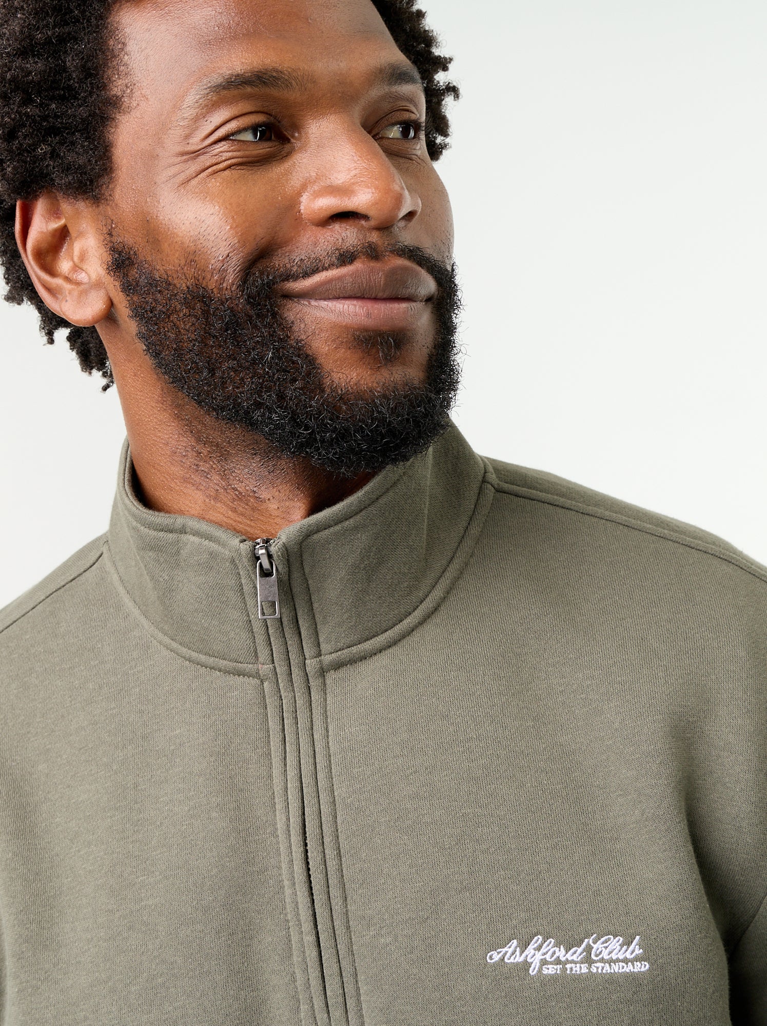 Sweat col camionneur - Vert