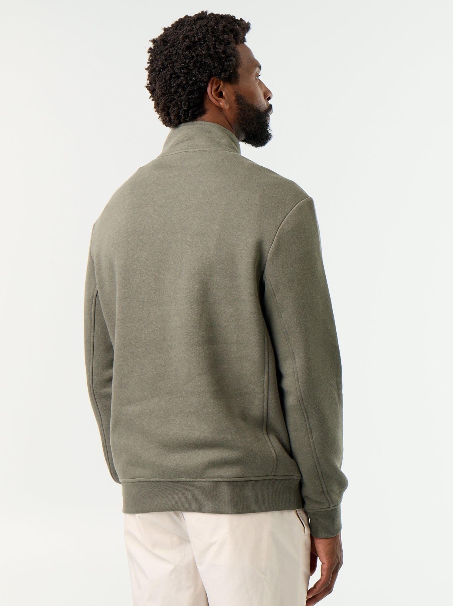 Sweat col camionneur - Vert