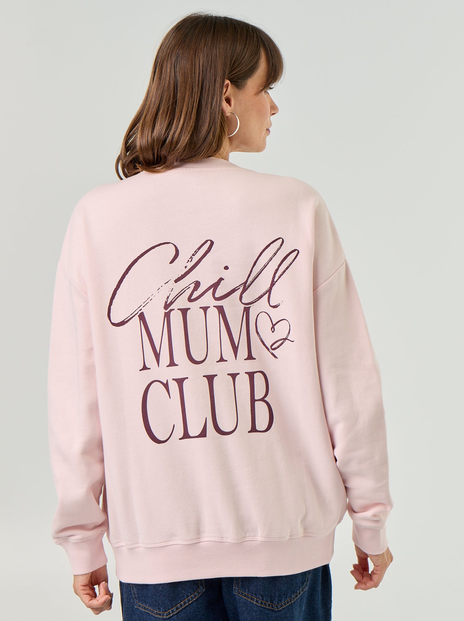 Sweat d'allaitement imprimé - Rose