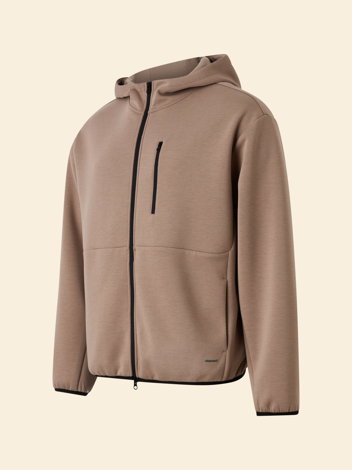 Sweat de sport zippé (ekstract) - Beige