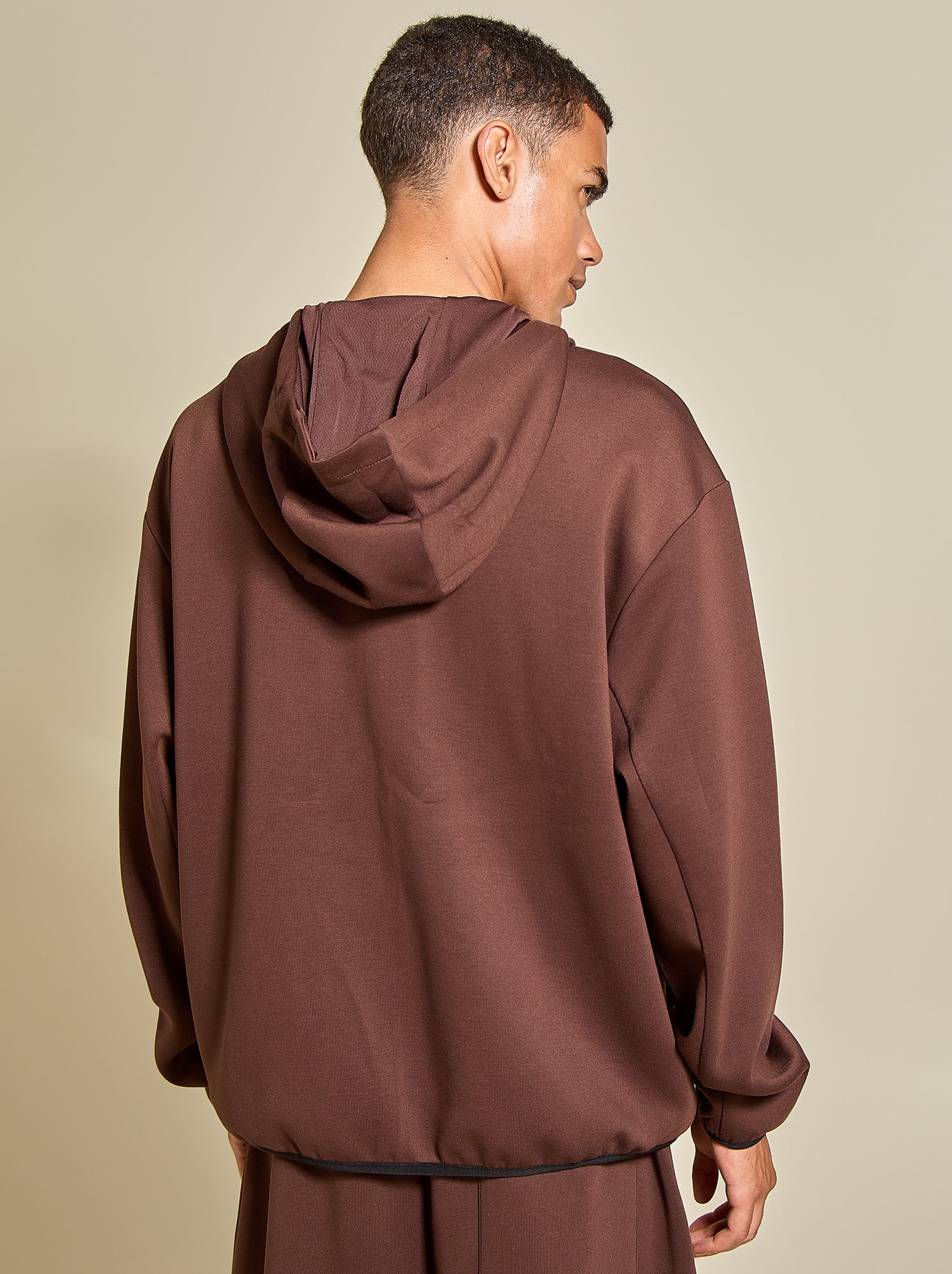 Sweat de sport zippé (ekstract) - Marron