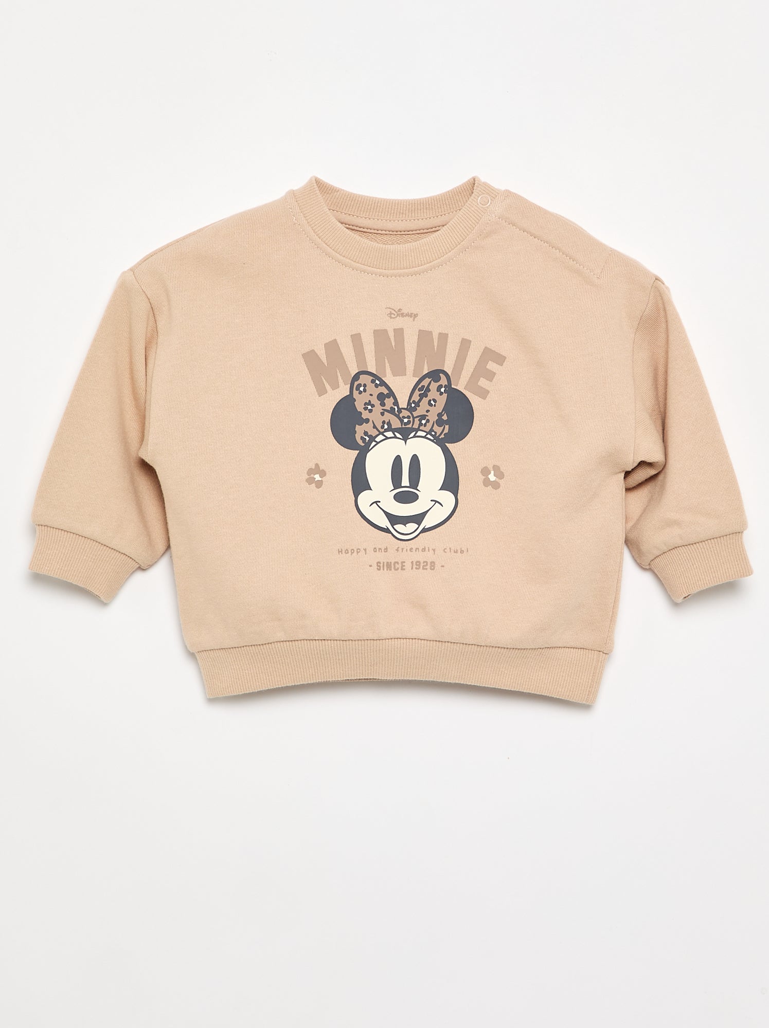 Sweat 'Disney' en molleton non gratté - Beige (GES46_1)