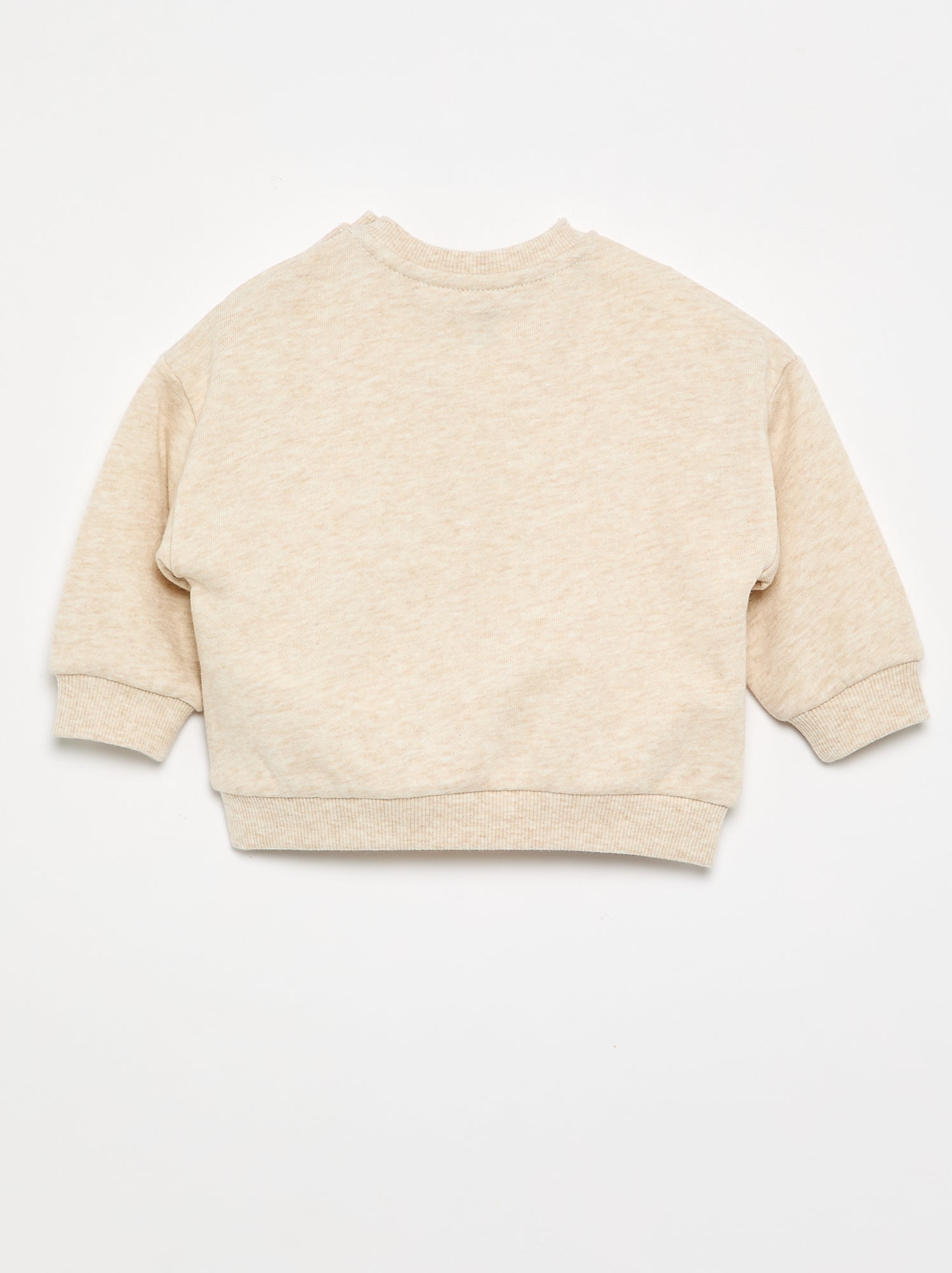 Sweat 'Disney' en molleton non gratté - Beige (GES46_3)